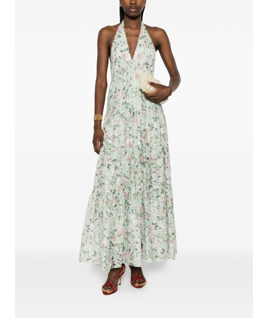 ALICE+OLIVIA Мульти полиэстеровое повседневное платье, фото 4