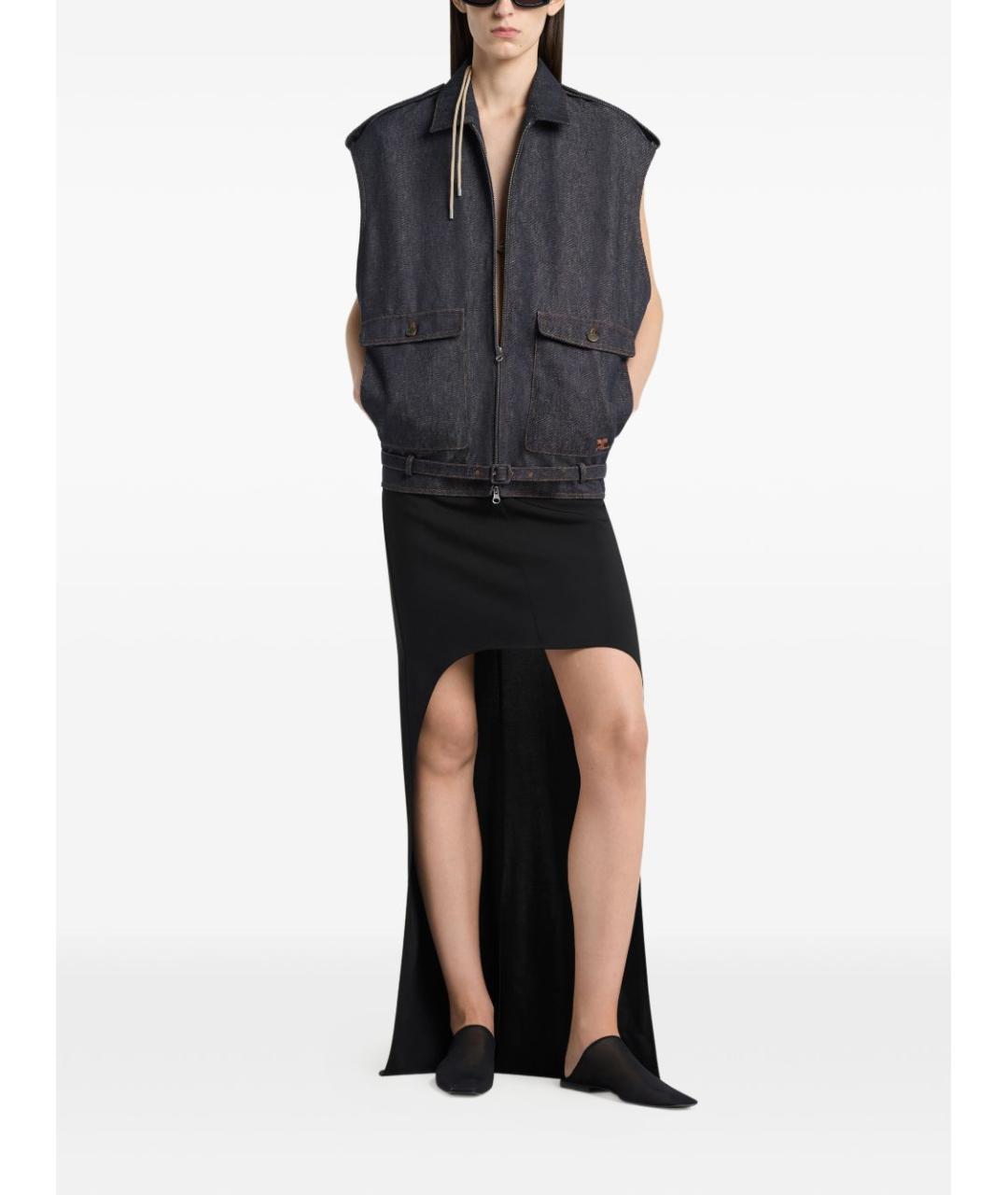 COURREGES Синий хлопковый жилет, фото 3