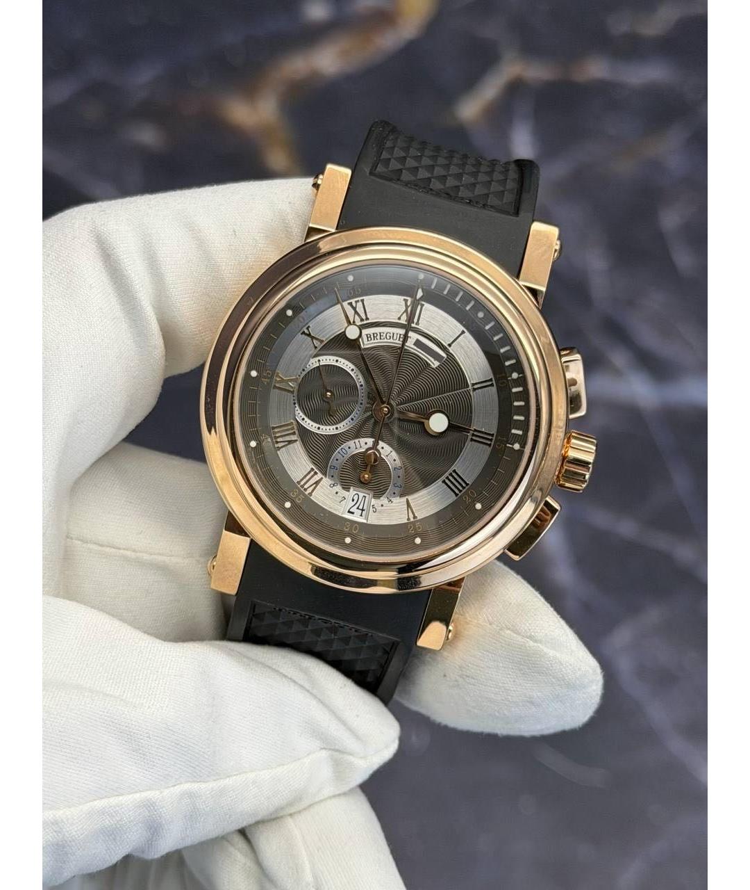 Breguet Черные часы из розового золота, фото 3