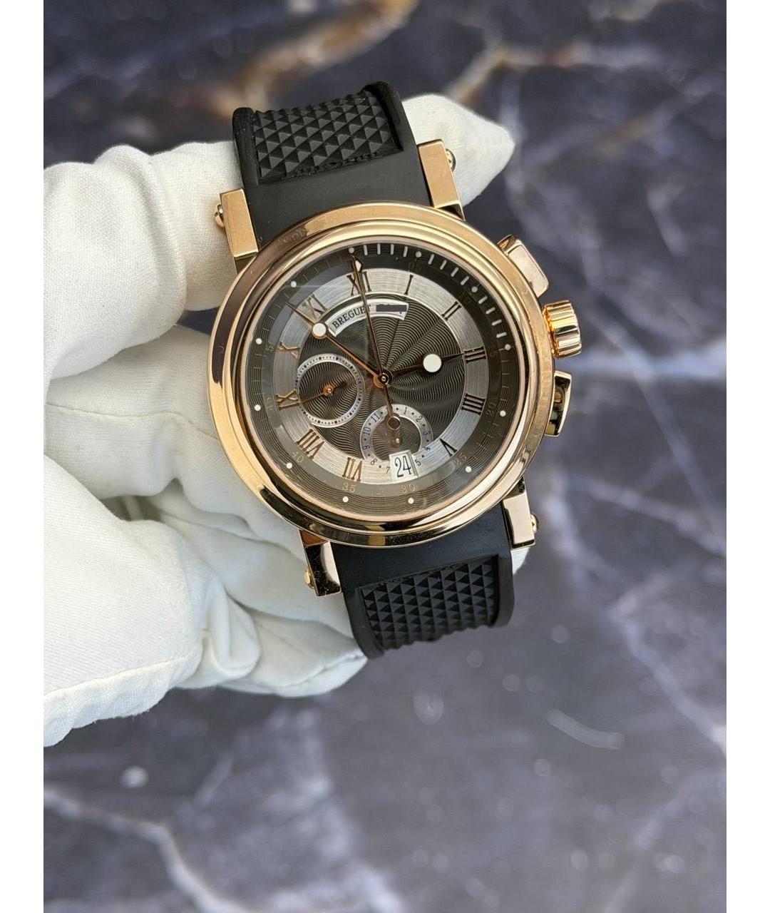 Breguet Черные часы из розового золота, фото 9