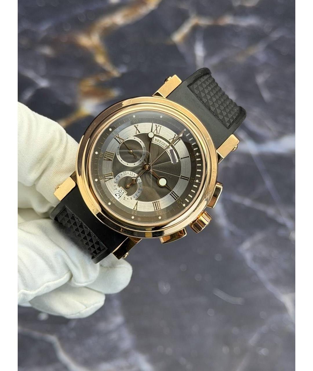 Breguet Черные часы из розового золота, фото 5