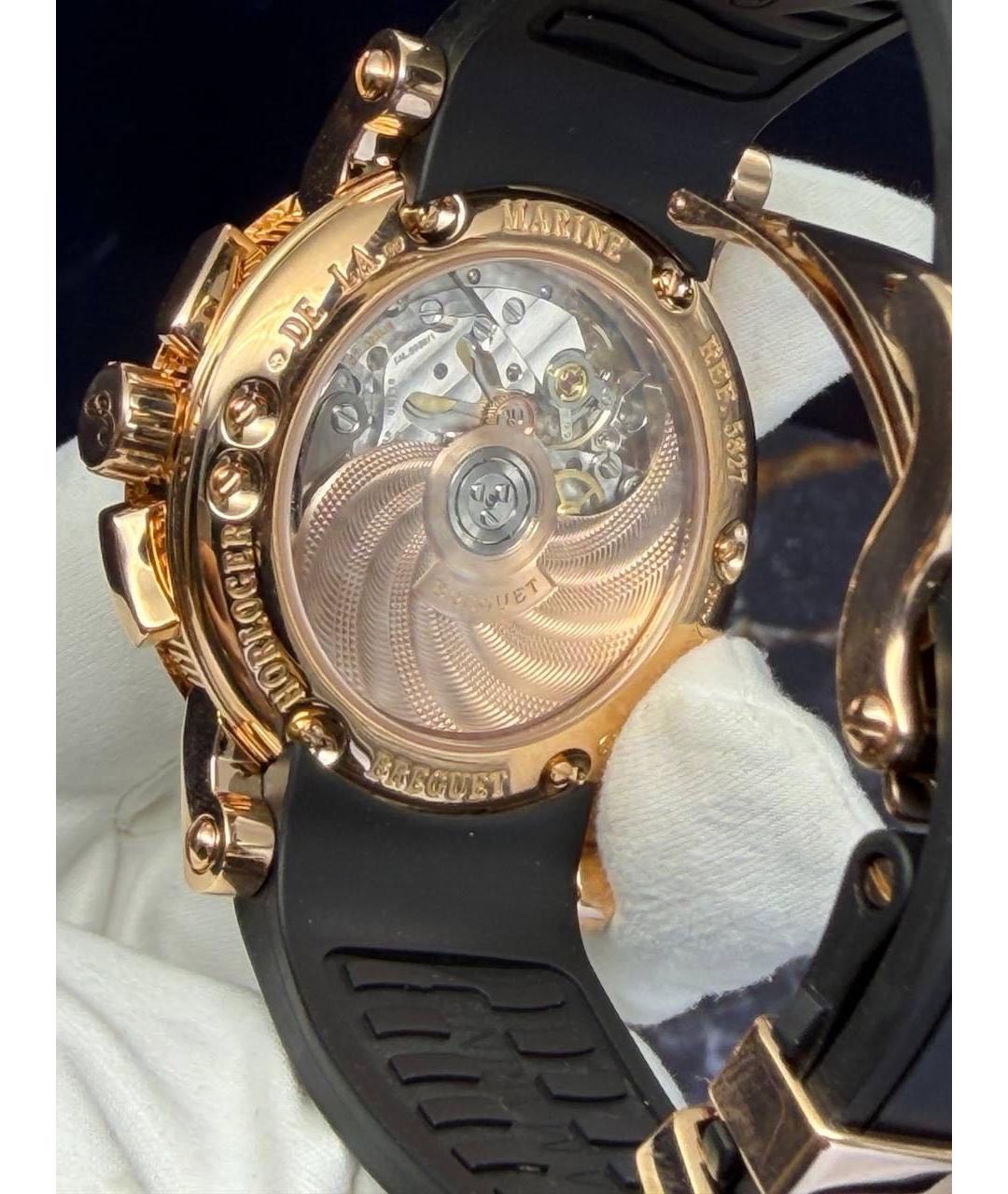 Breguet Черные часы из розового золота, фото 6