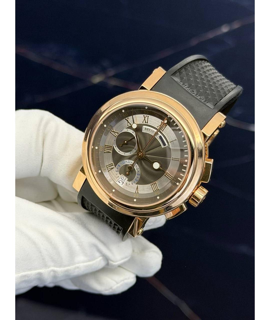 Breguet Черные часы из розового золота, фото 2