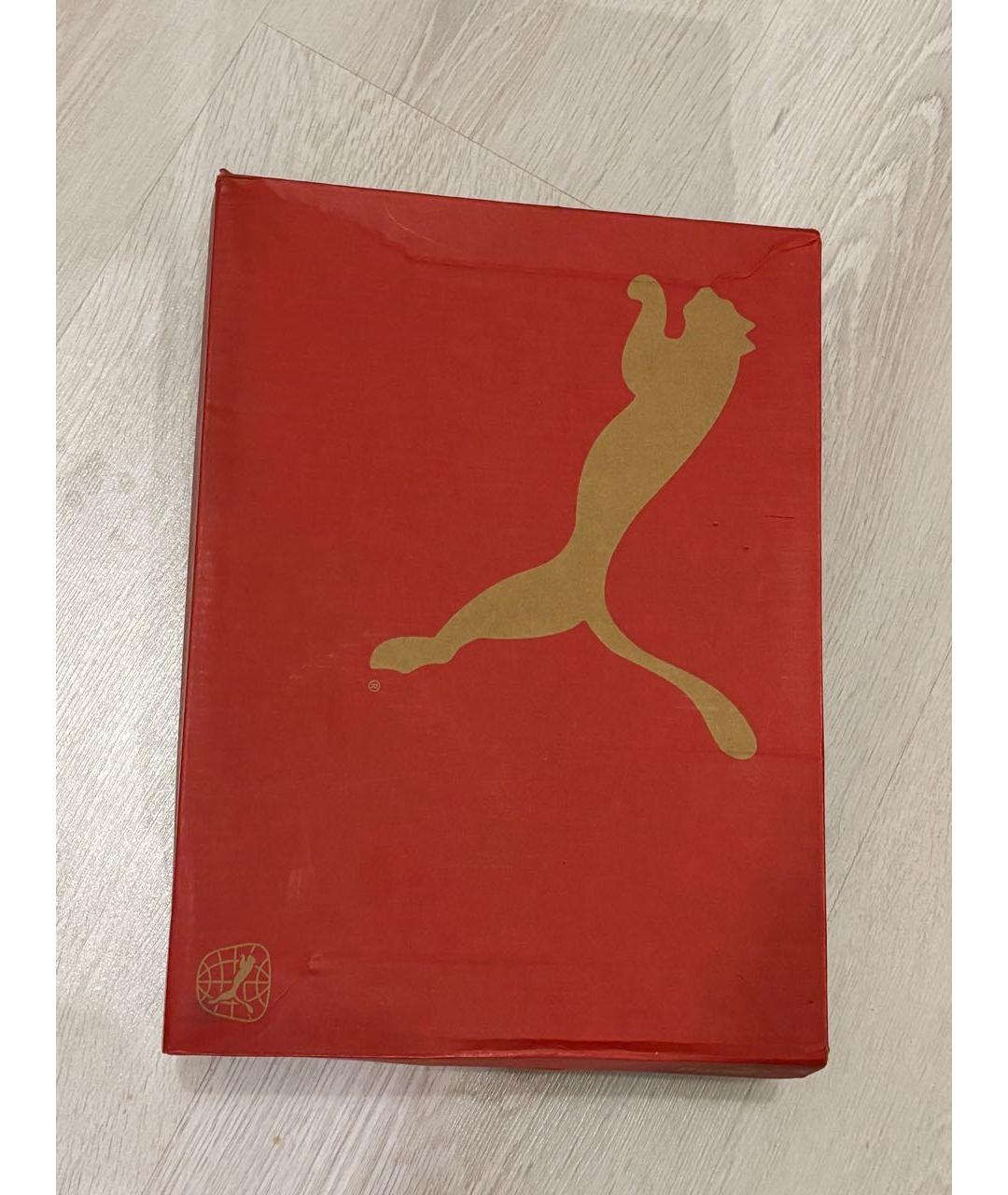 PUMA Коричневые замшевые кеды, фото 6