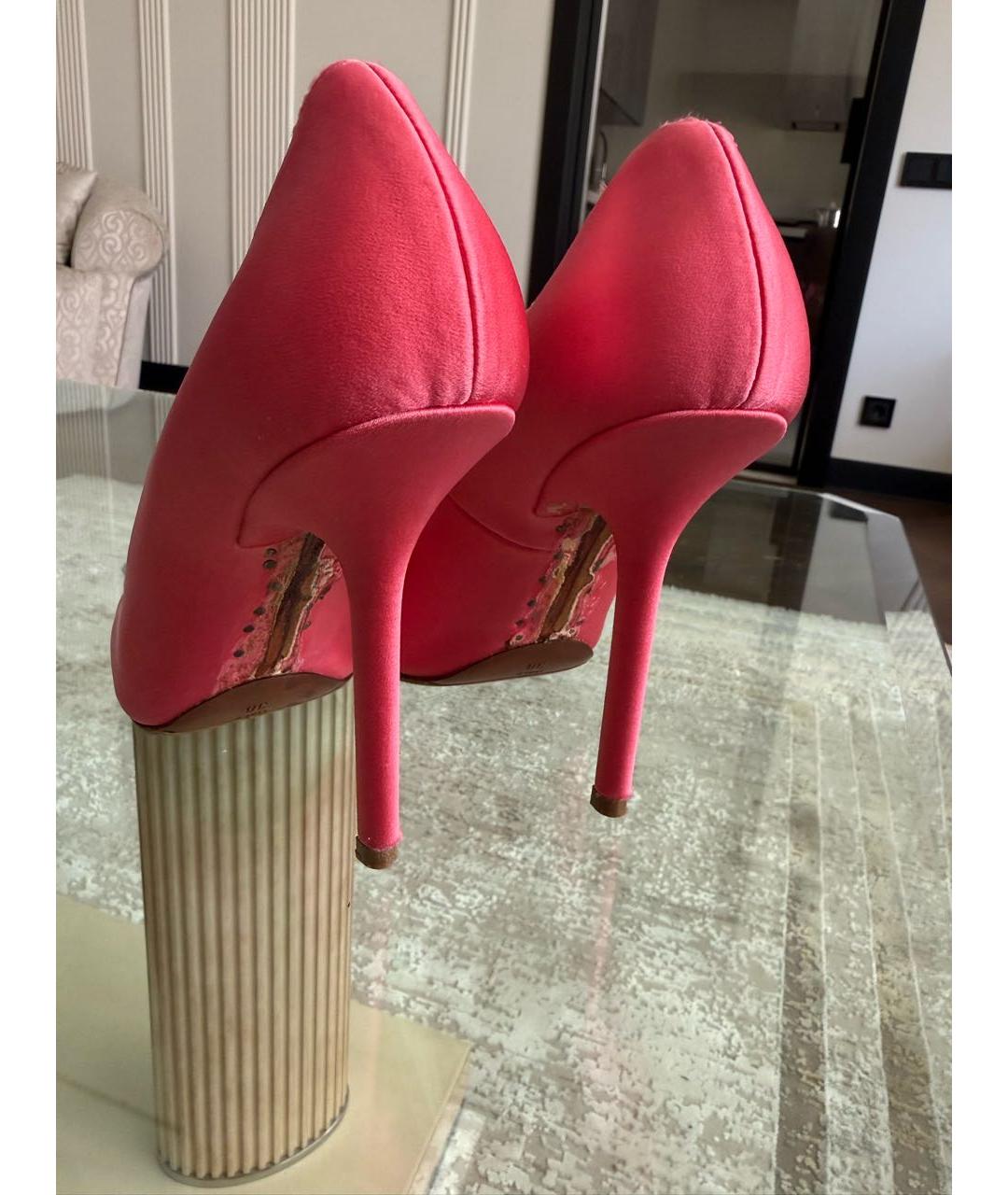 VETEMENTS Розовые текстильные туфли, фото 3