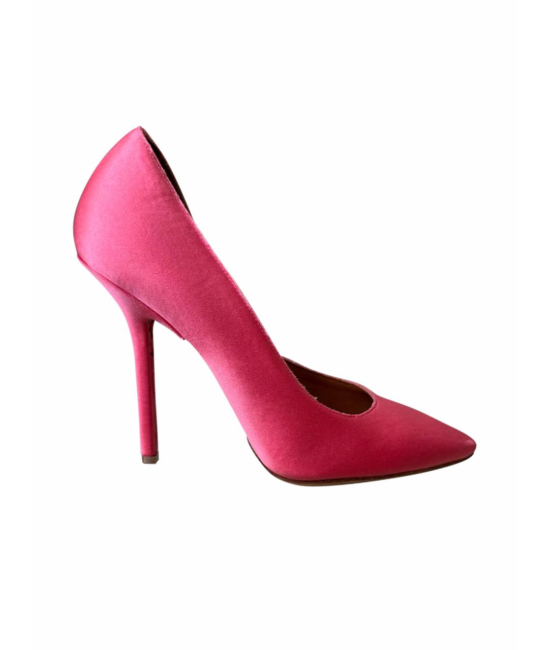 VETEMENTS Розовые текстильные туфли, фото 1