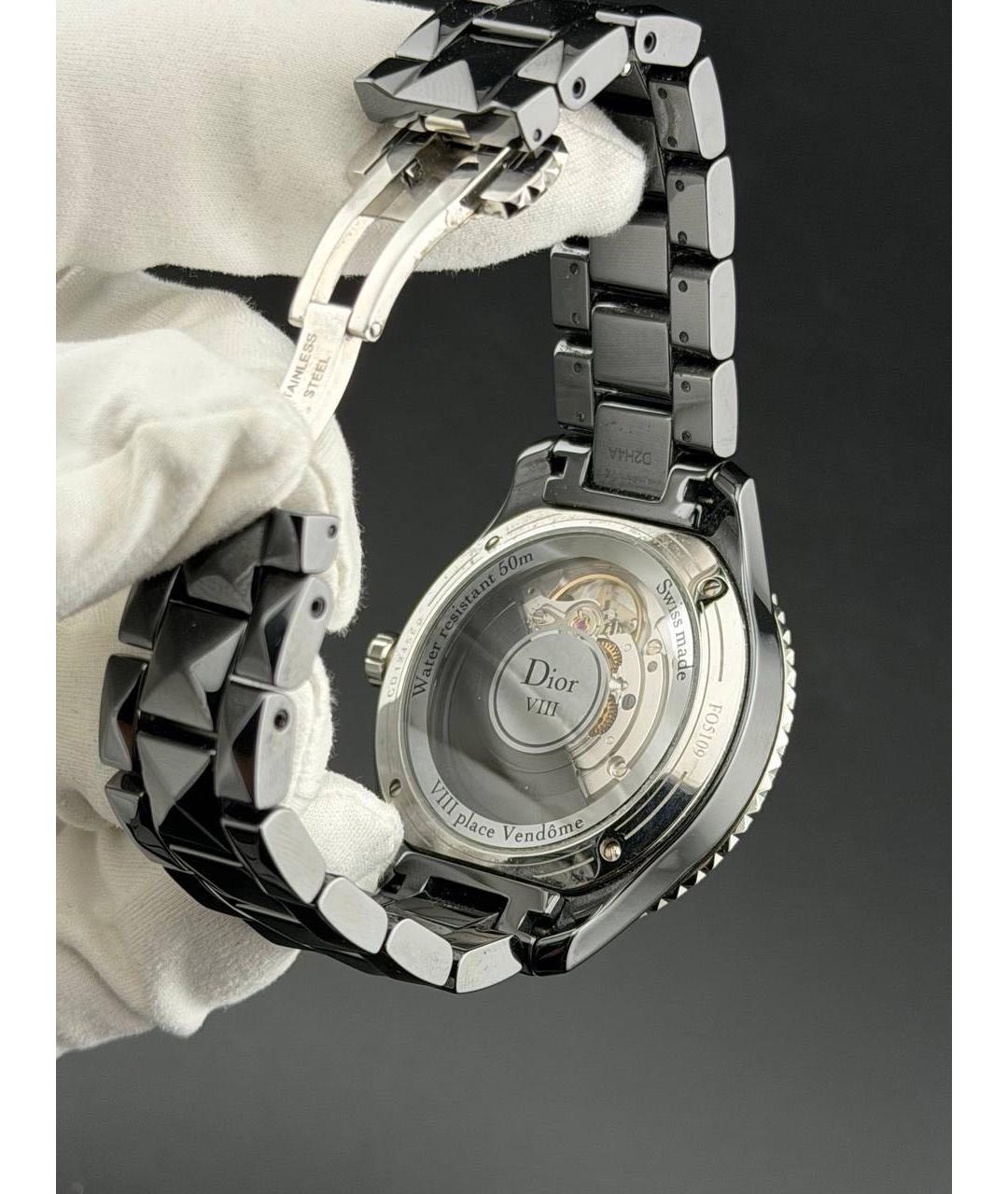 CHRISTIAN DIOR Черные часы, фото 4