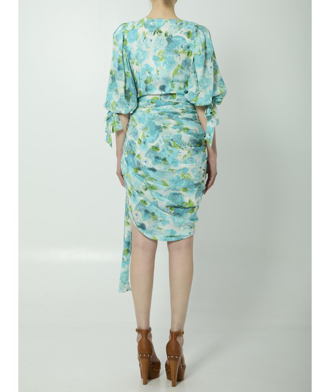 CHLOE Мульти шелковое повседневное платье, фото 4