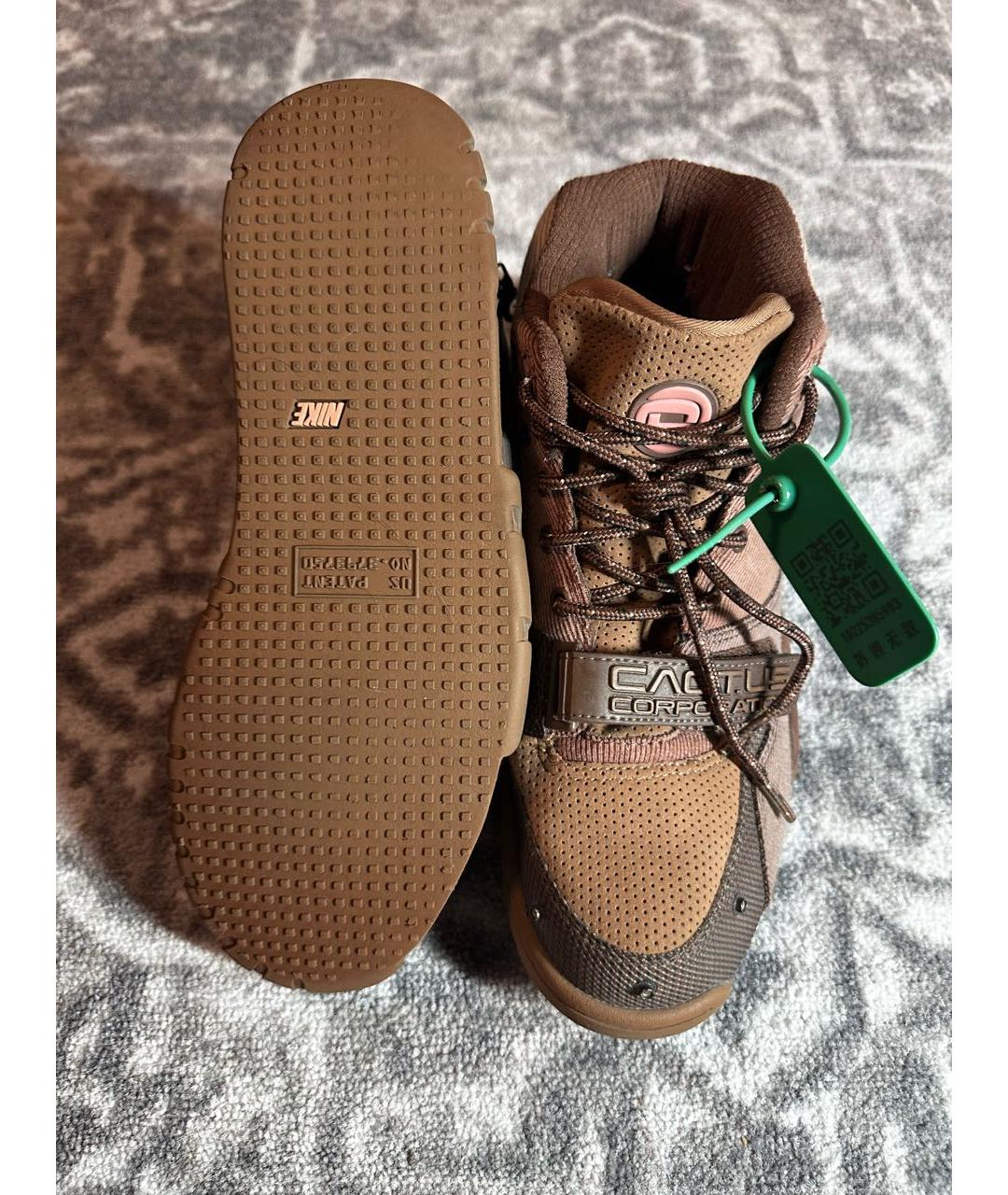 CACTUS JACK BY TRAVIS SCOTT Коричневые высокие ботинки, фото 3