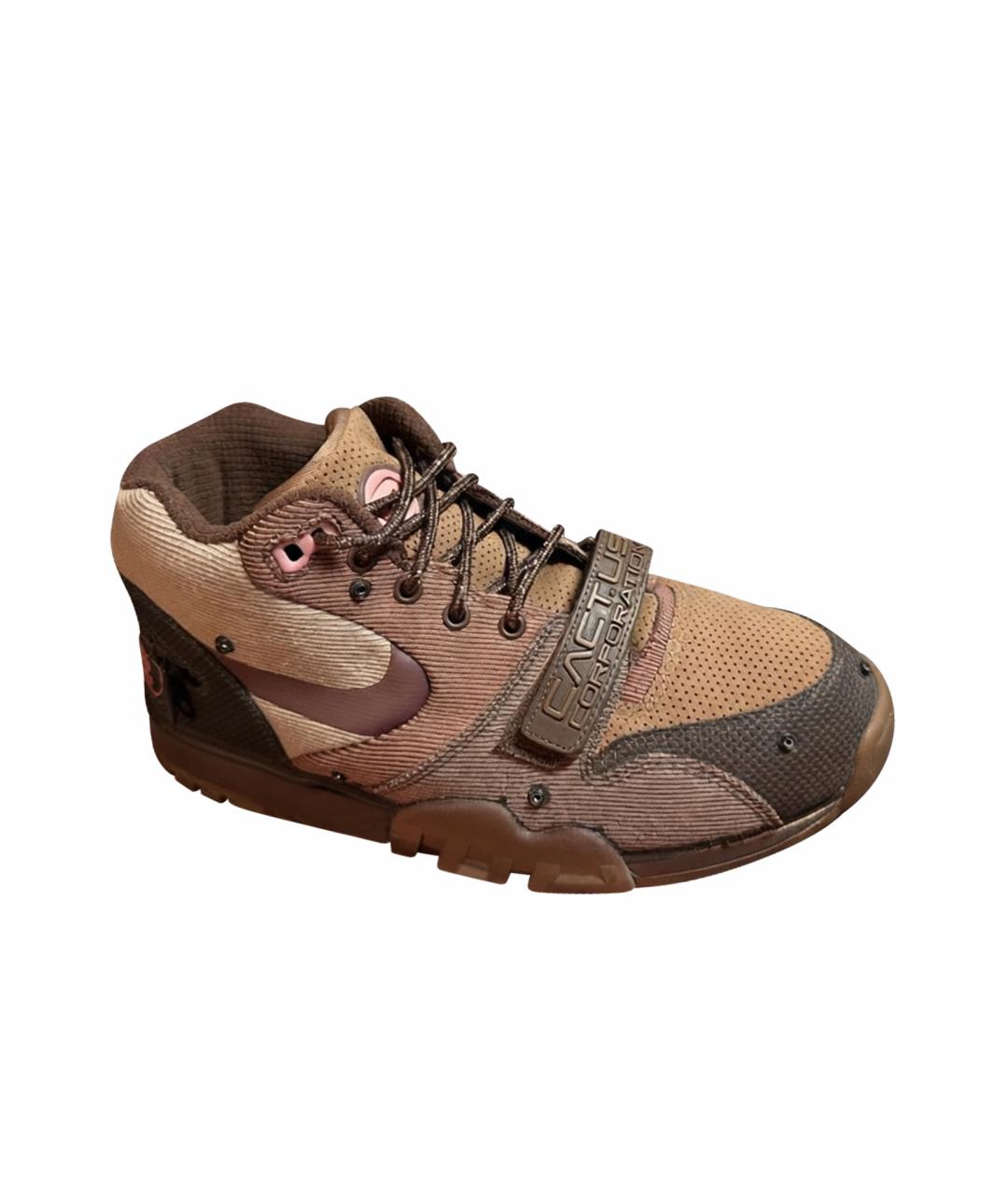 CACTUS JACK BY TRAVIS SCOTT Коричневые высокие ботинки, фото 1