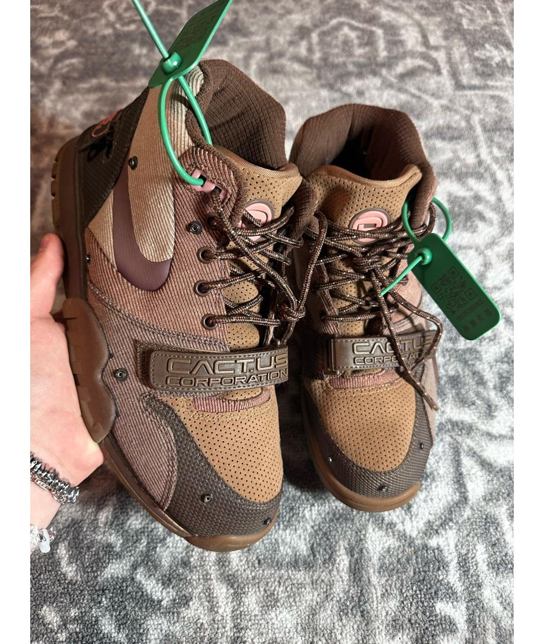 CACTUS JACK BY TRAVIS SCOTT Коричневые высокие ботинки, фото 6