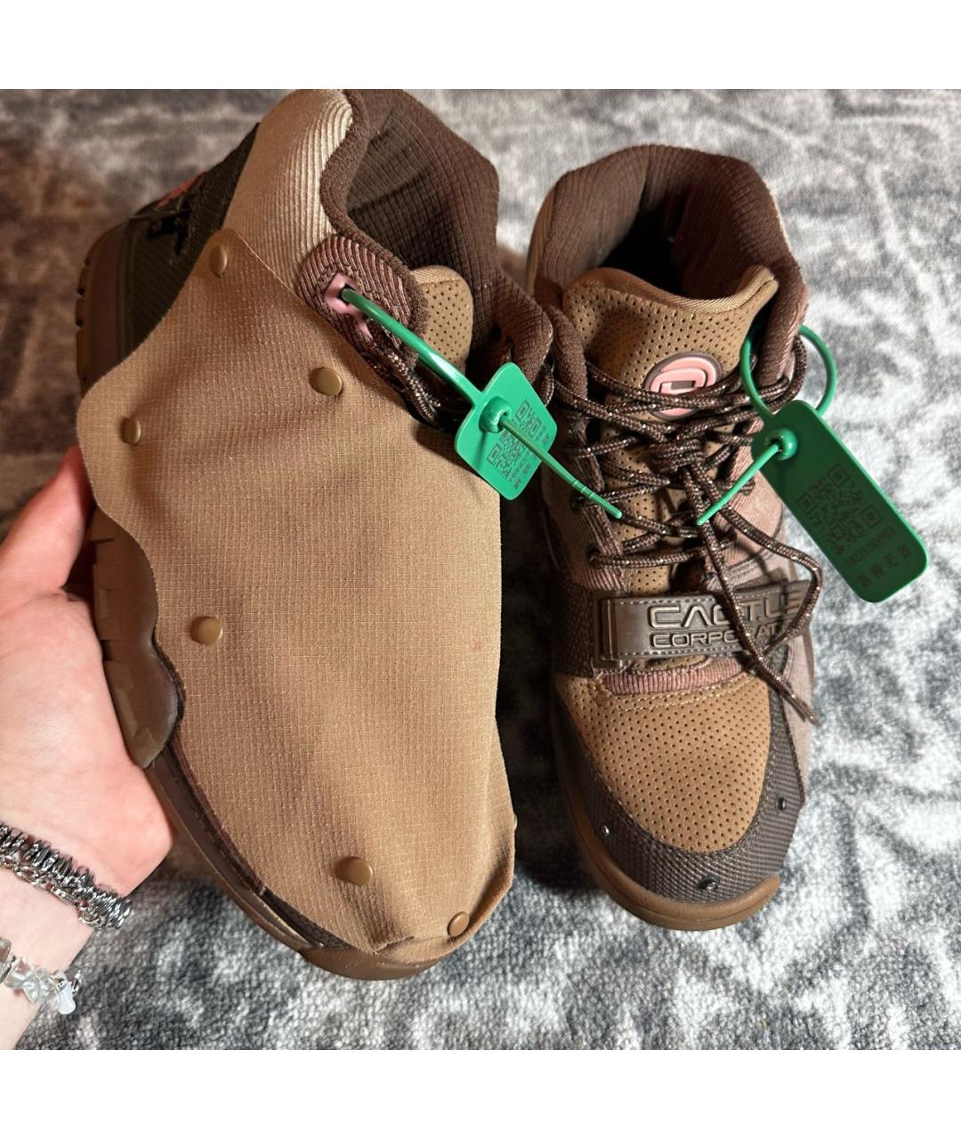 CACTUS JACK BY TRAVIS SCOTT Коричневые высокие ботинки, фото 5