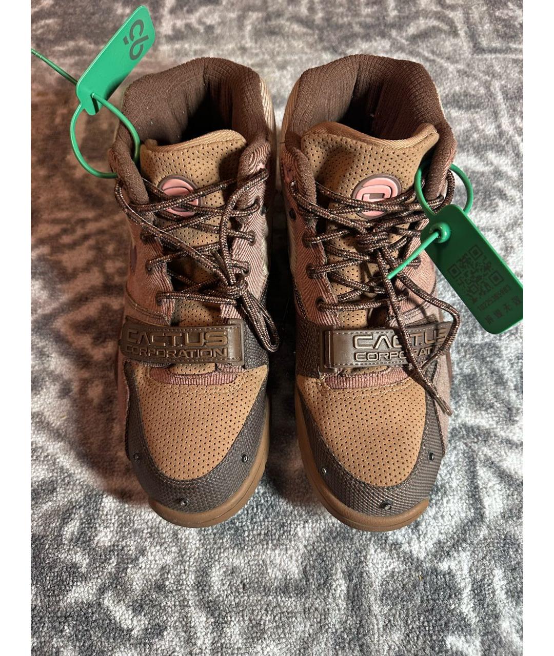 CACTUS JACK BY TRAVIS SCOTT Коричневые высокие ботинки, фото 2