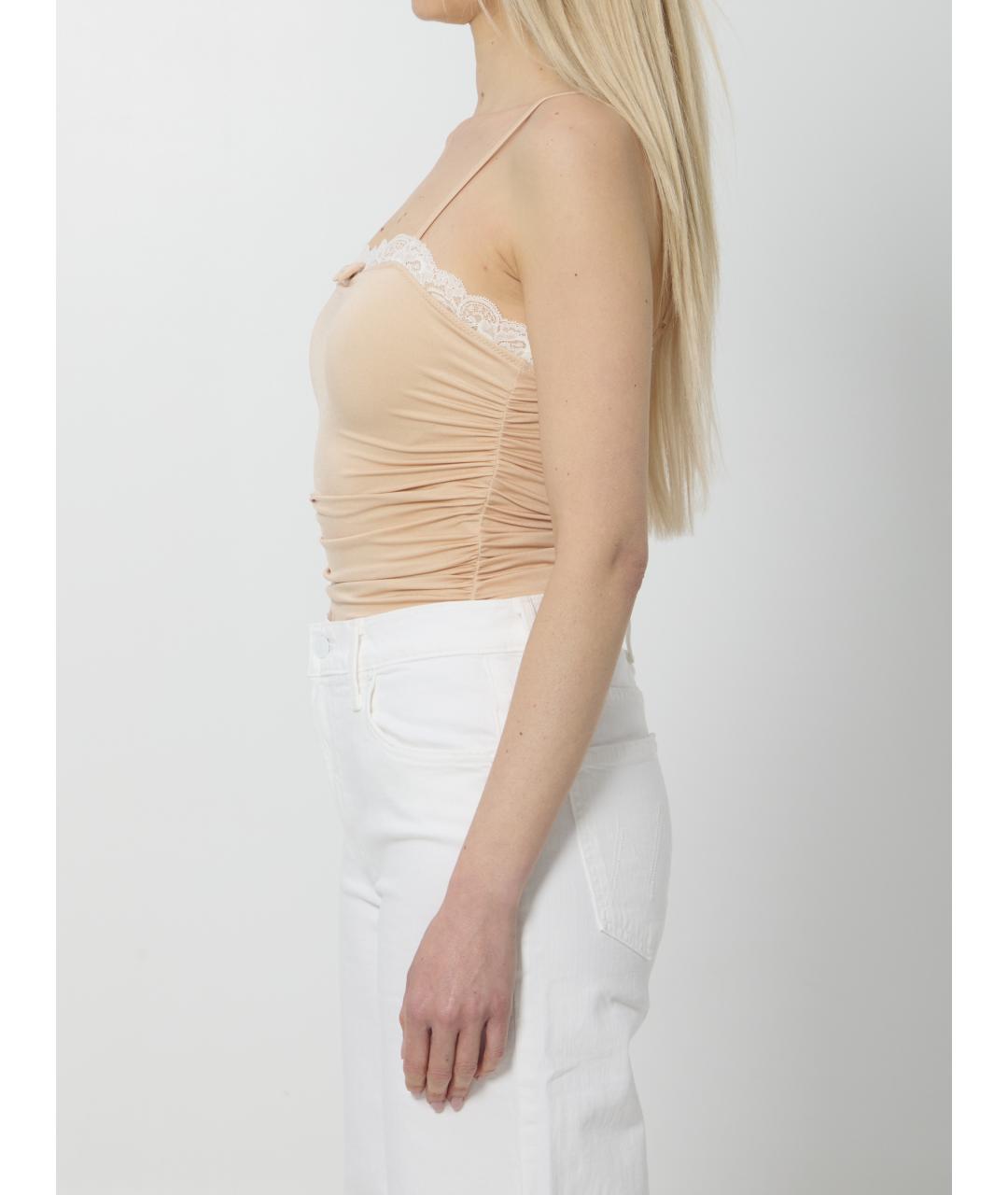 CHLOE Розовая полиамидовая майка, фото 3