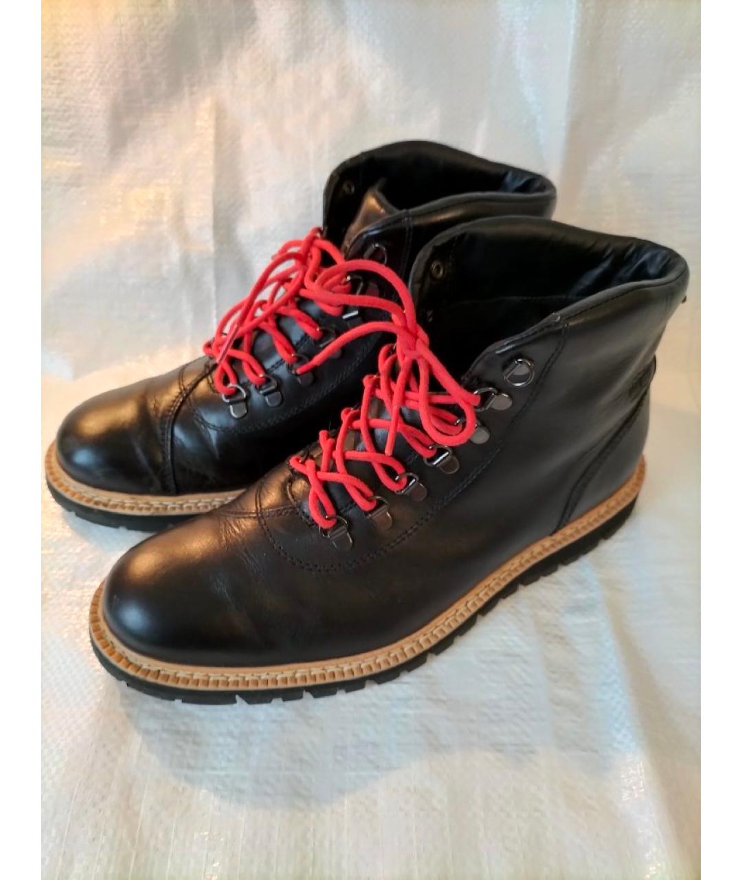 TIMBERLAND Черные кожаные высокие ботинки, фото 3