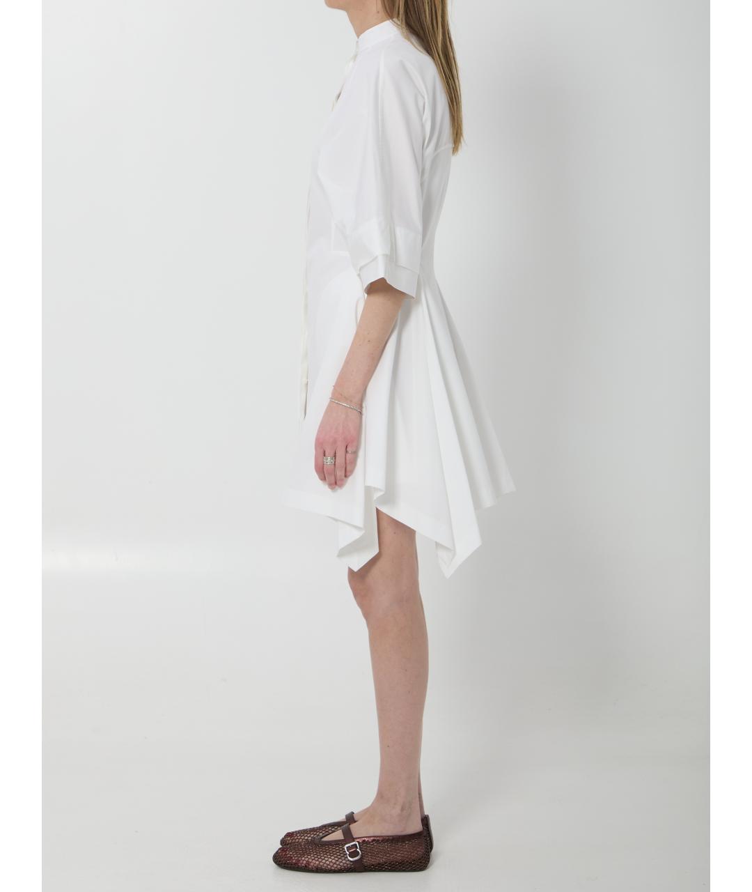 ALAIA Белое хлопковое повседневное платье, фото 3