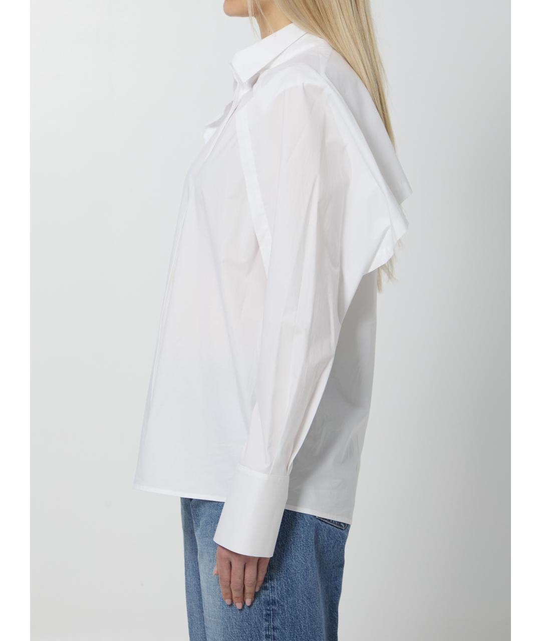 FEDERICA TOSI Белая хлопковая рубашка, фото 3