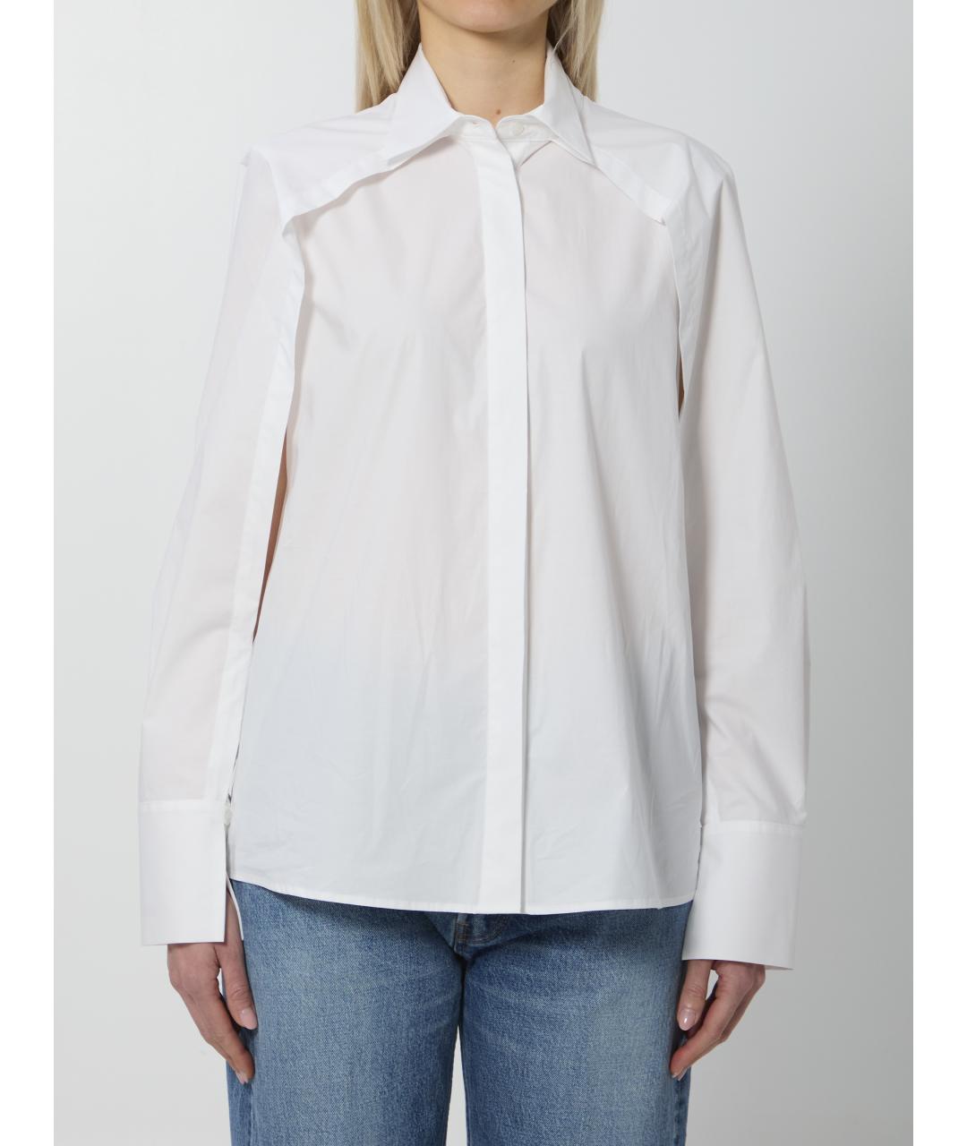 FEDERICA TOSI Белая хлопковая рубашка, фото 5