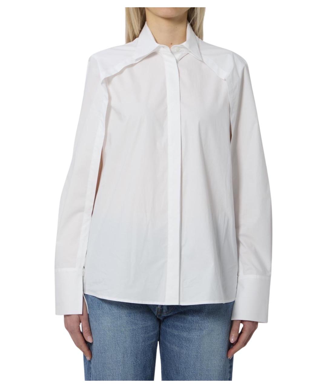 FEDERICA TOSI Белая хлопковая рубашка, фото 1