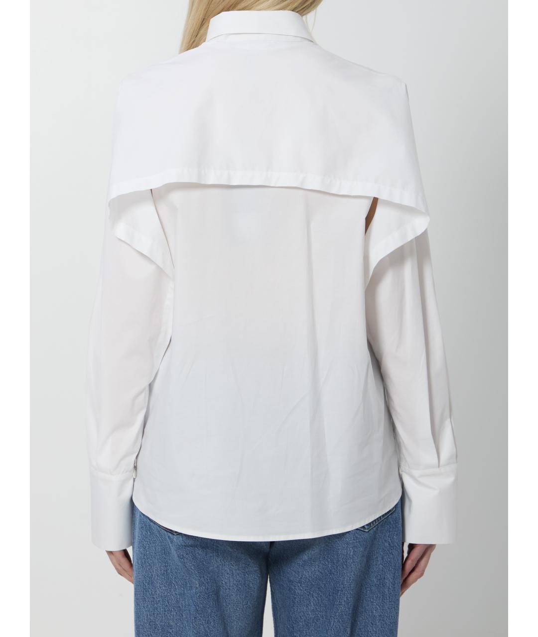FEDERICA TOSI Белая хлопковая рубашка, фото 4