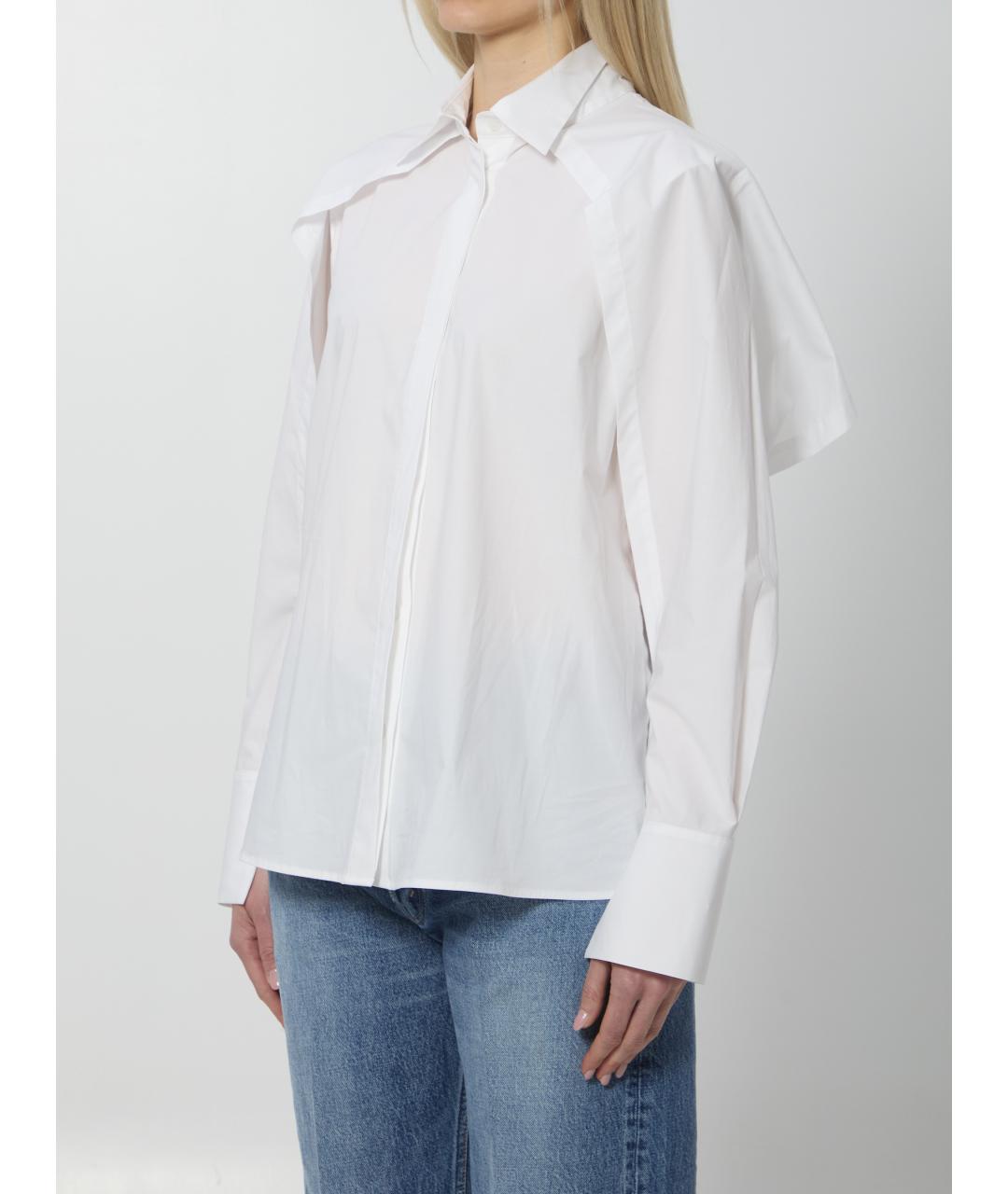 FEDERICA TOSI Белая хлопковая рубашка, фото 2