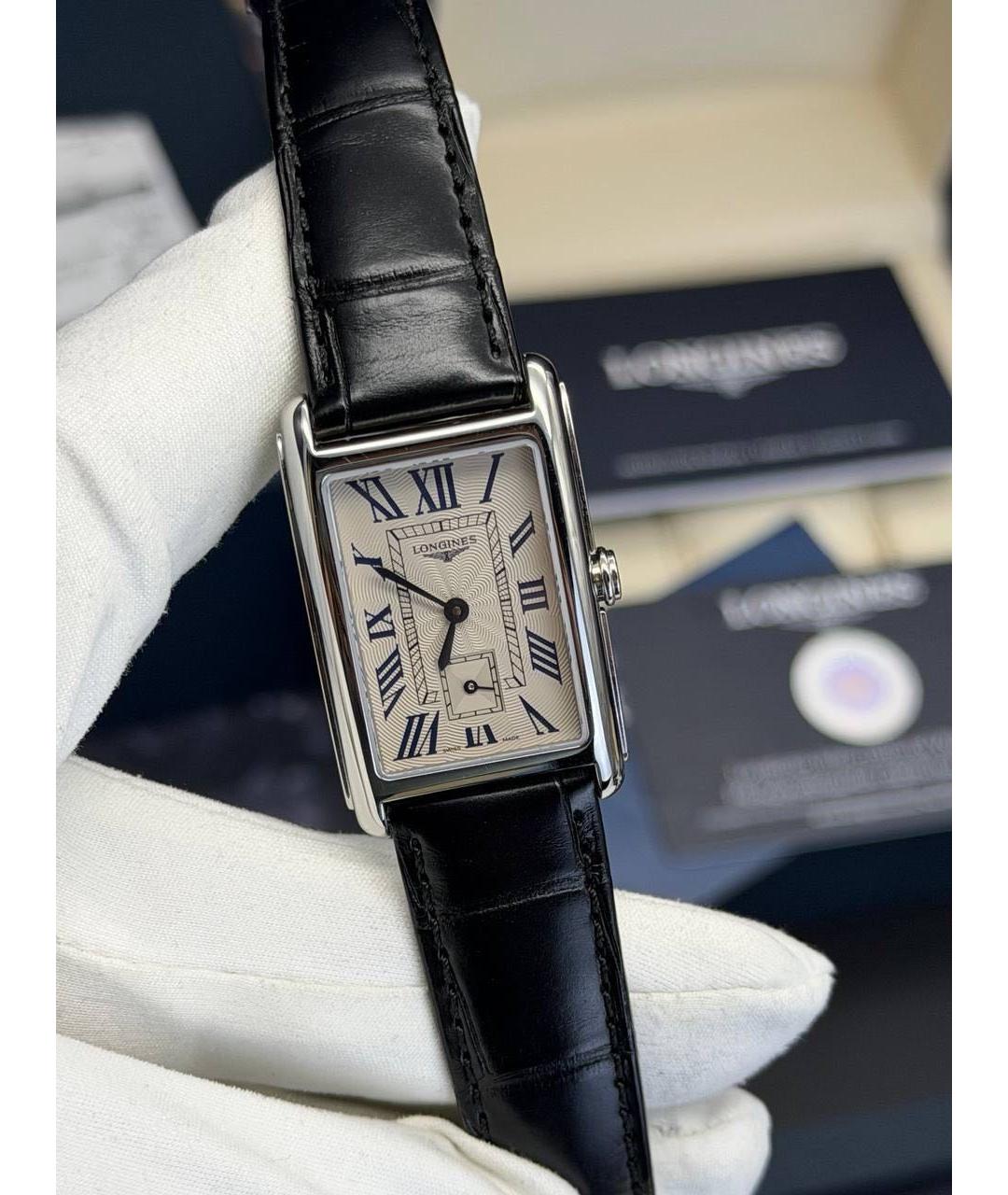 LONGINES Серые металлические часы, фото 6