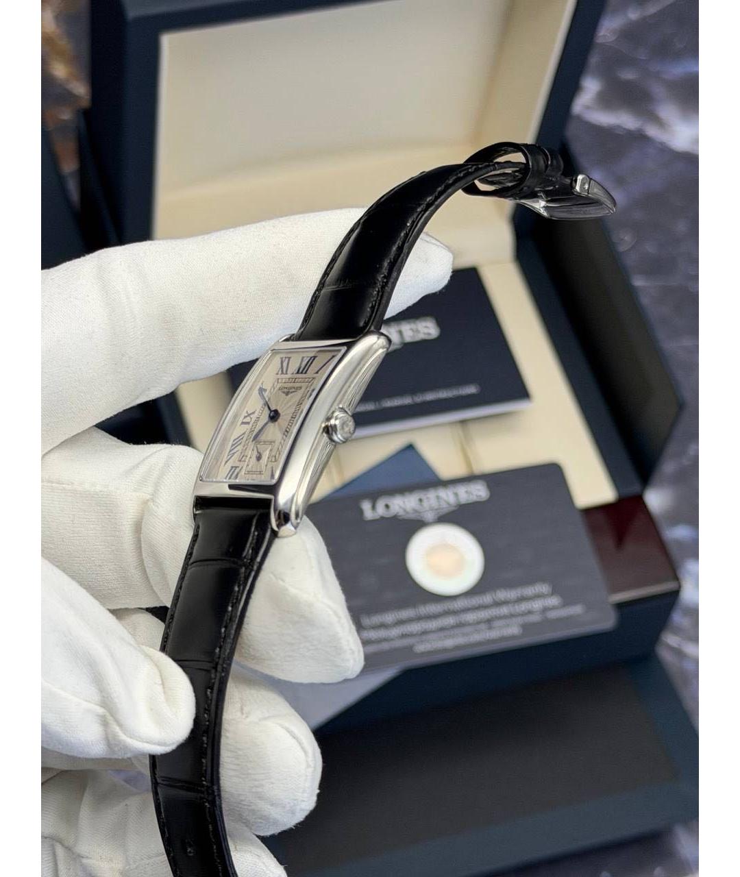 LONGINES Серые металлические часы, фото 3