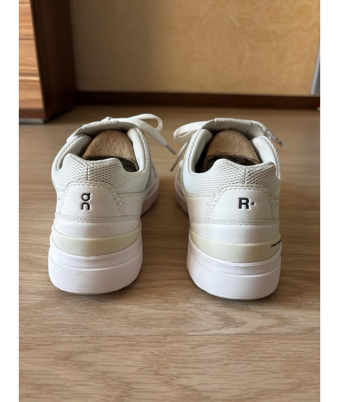 ON Белые кожаные кеды, фото 4