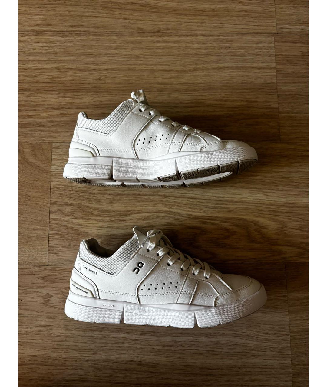 ON Белые кожаные кеды, фото 6
