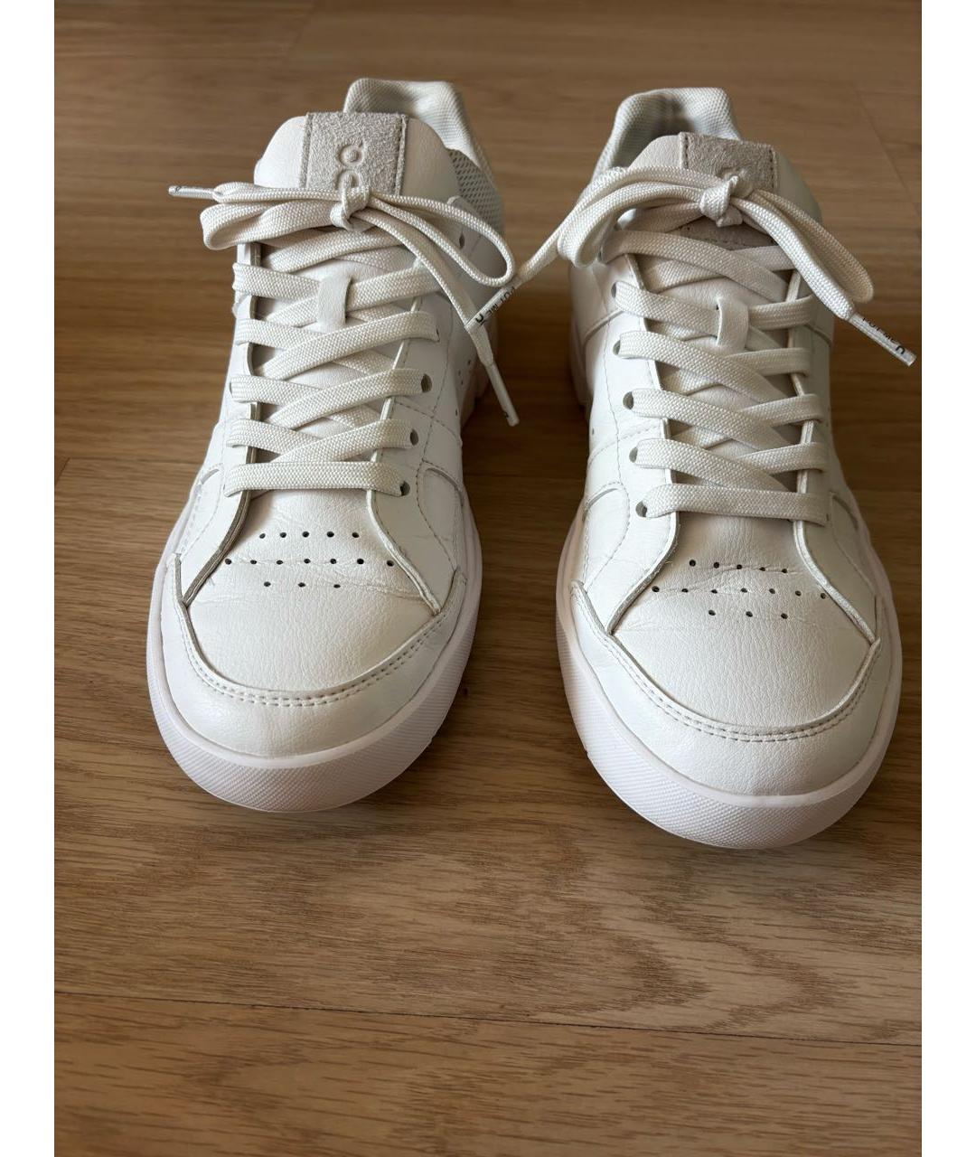 ON Белые кожаные кеды, фото 2