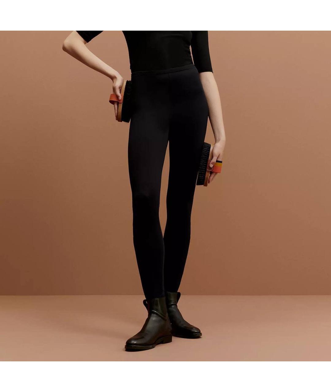 HERMES Черные полиамидовые спортивные брюки и шорты, фото 7