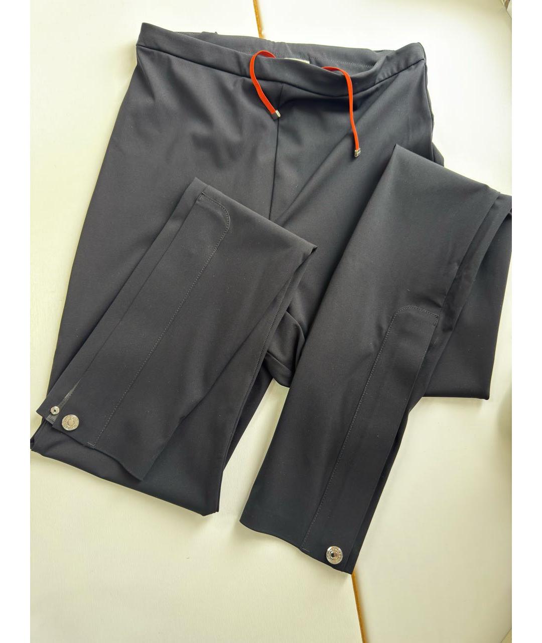 HERMES Черные полиамидовые спортивные брюки и шорты, фото 5