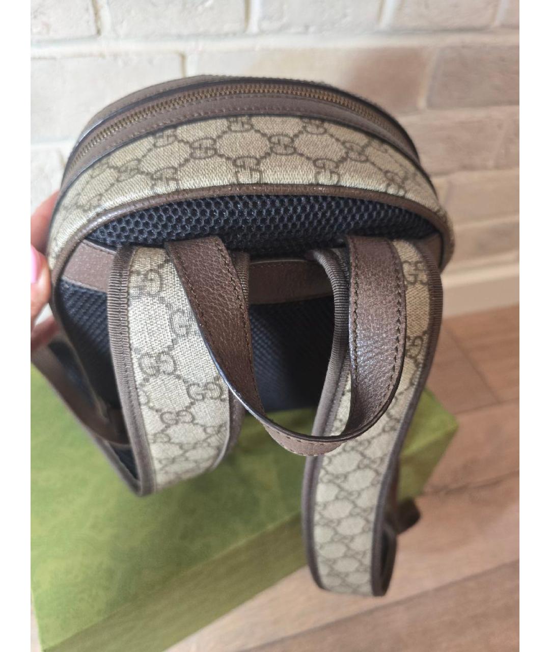 GUCCI Бежевый рюкзак, фото 6