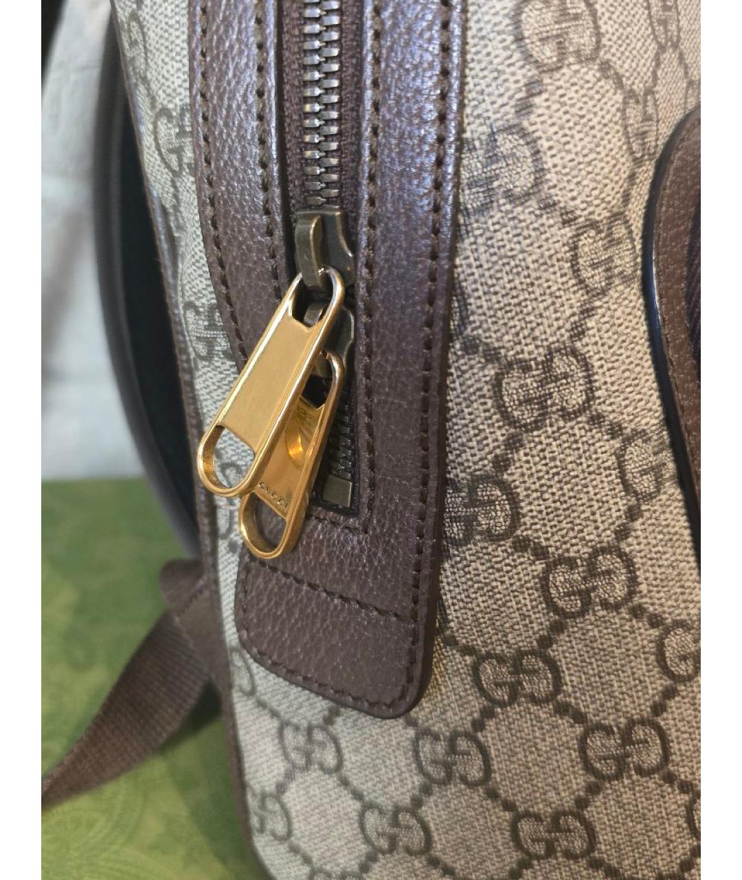 GUCCI Бежевый рюкзак, фото 7