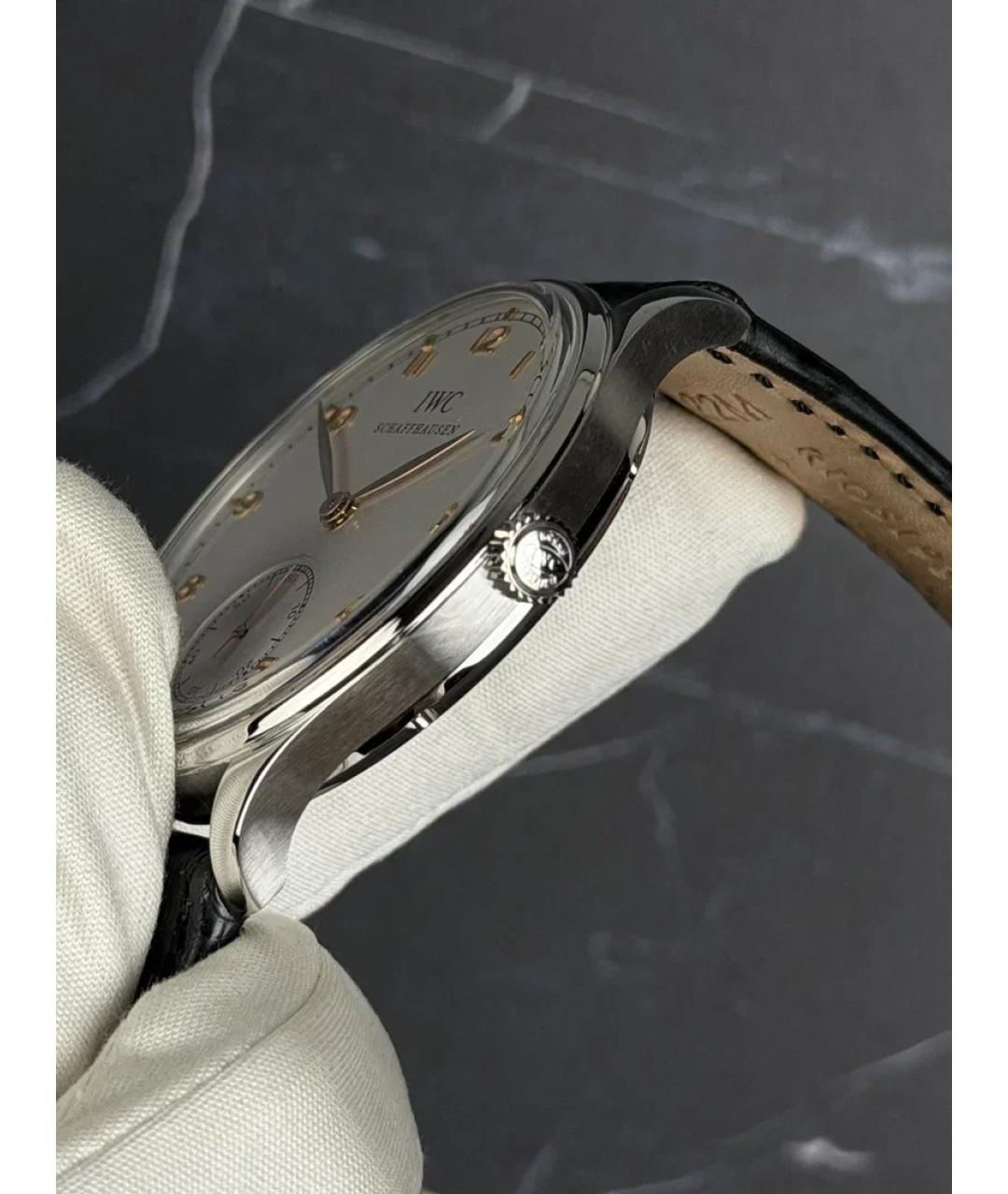 IWC Schaffhausen Белые металлические часы, фото 3