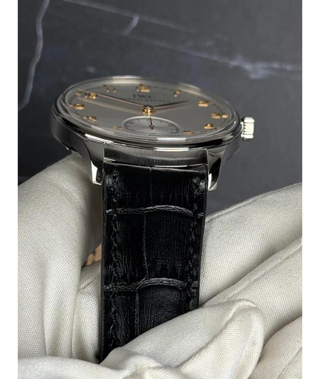 IWC Schaffhausen Белые металлические часы, фото 5