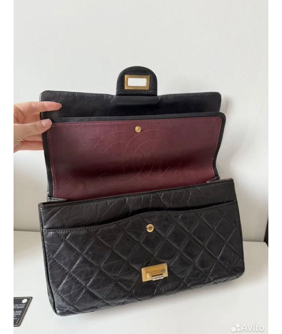 CHANEL Черная кожаная сумка через плечо, фото 4