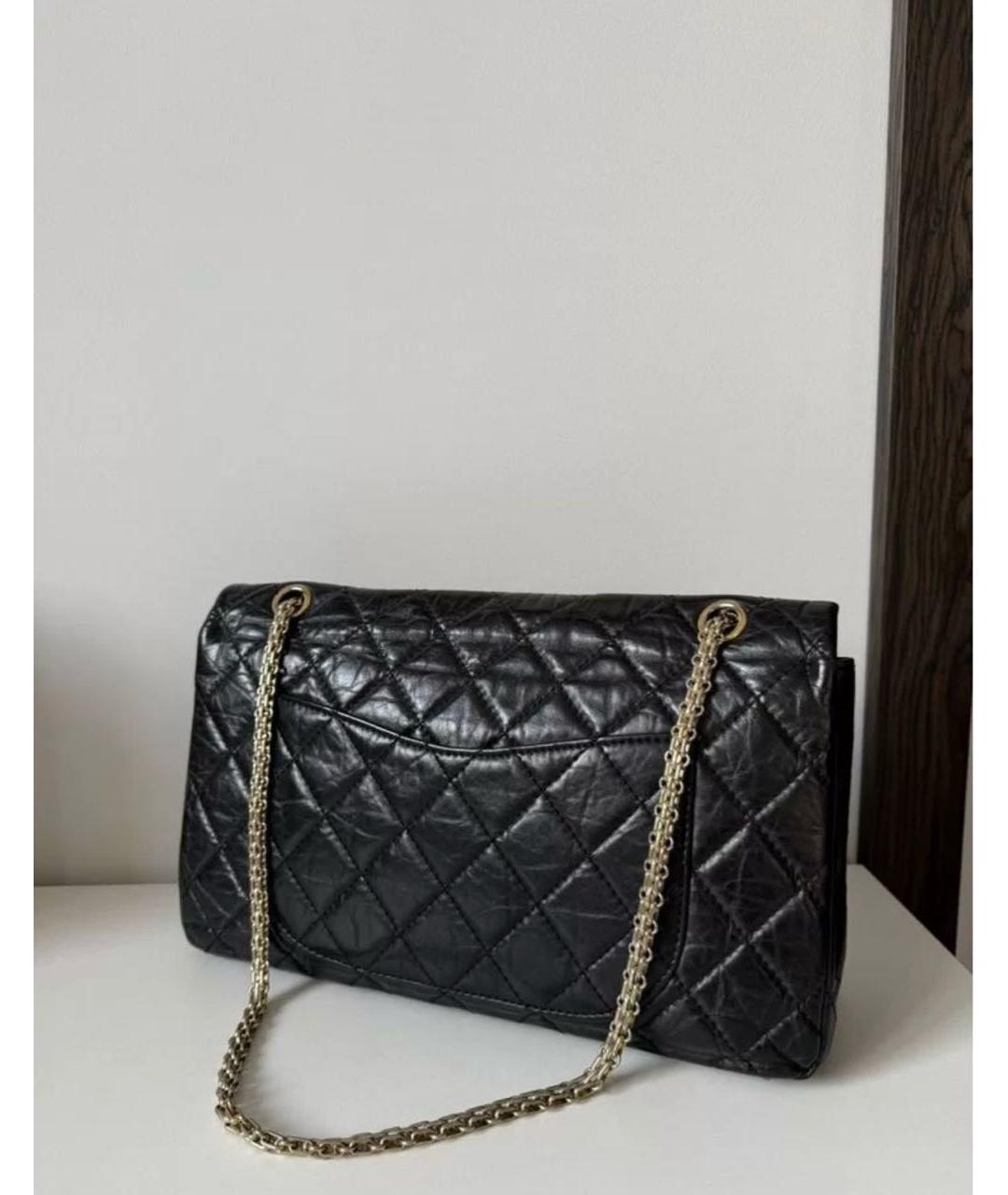 CHANEL Черная кожаная сумка через плечо, фото 3