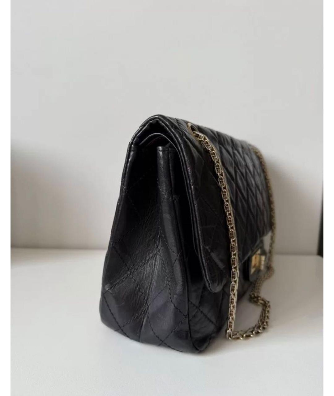 CHANEL Черная кожаная сумка через плечо, фото 8