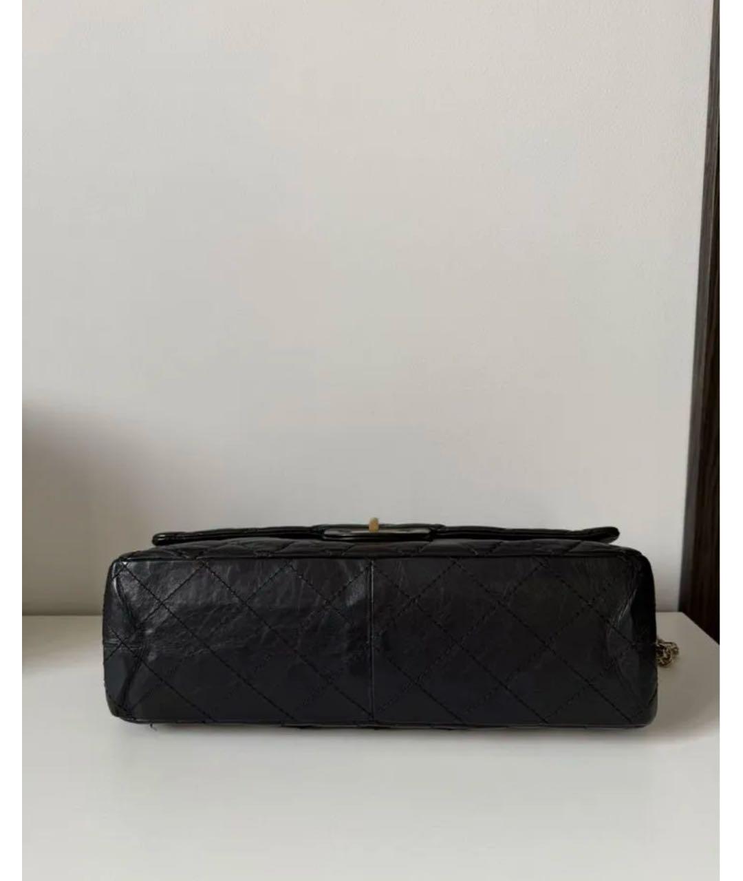 CHANEL Черная кожаная сумка через плечо, фото 6