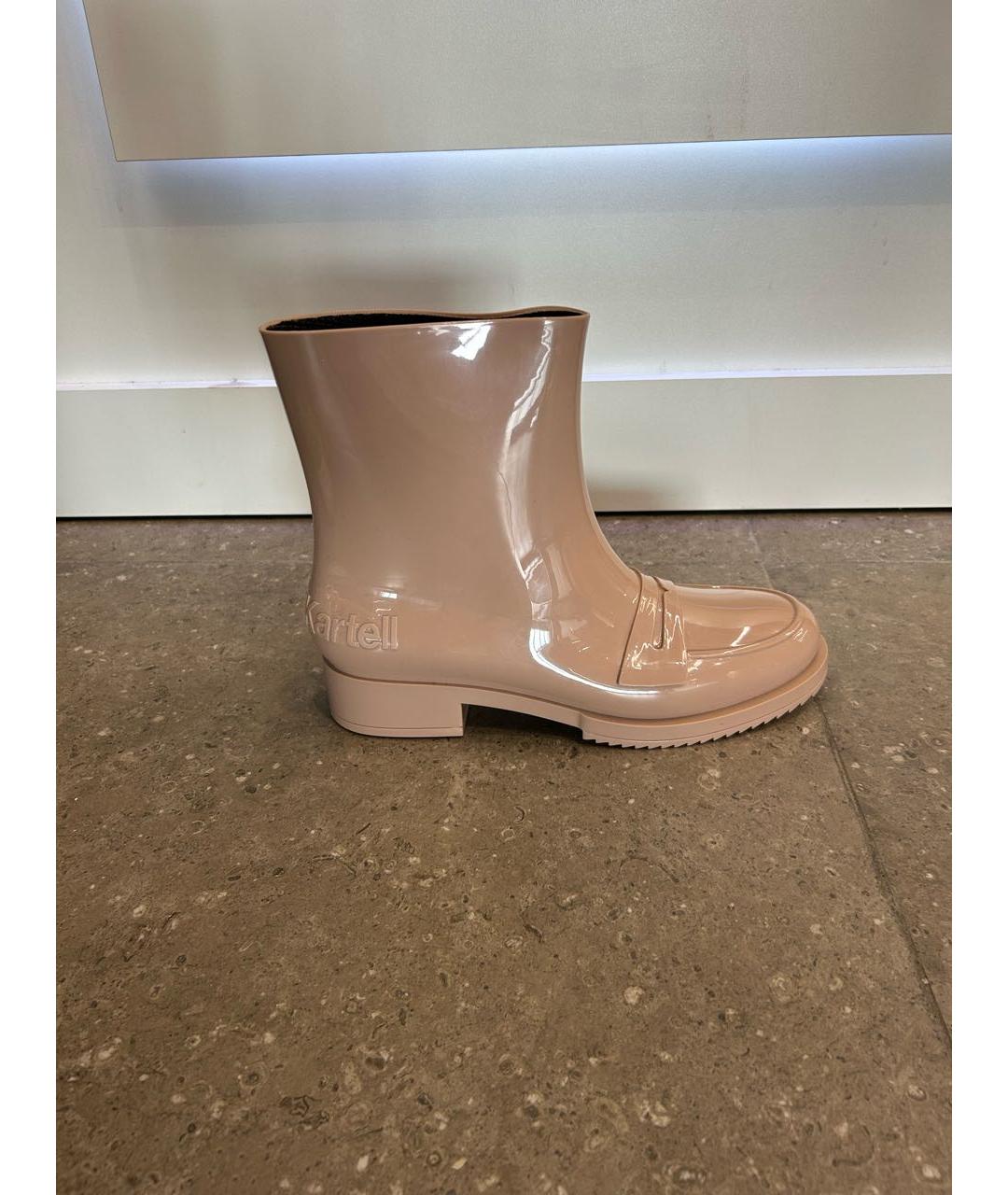 NO. 21 Бежевые резиновые сапоги, фото 9
