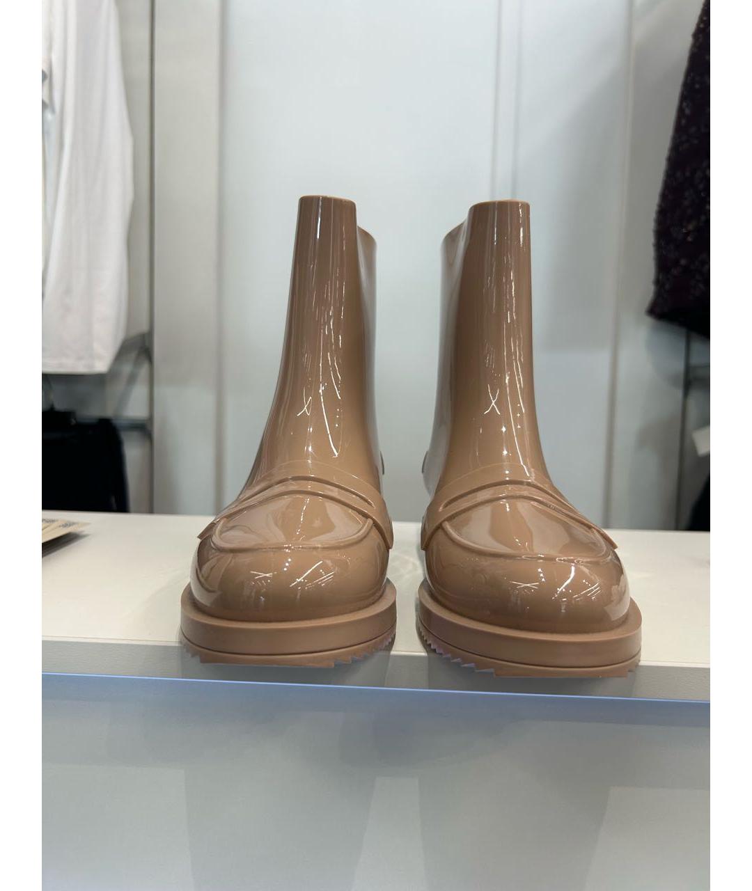 NO. 21 Бежевые резиновые сапоги, фото 2