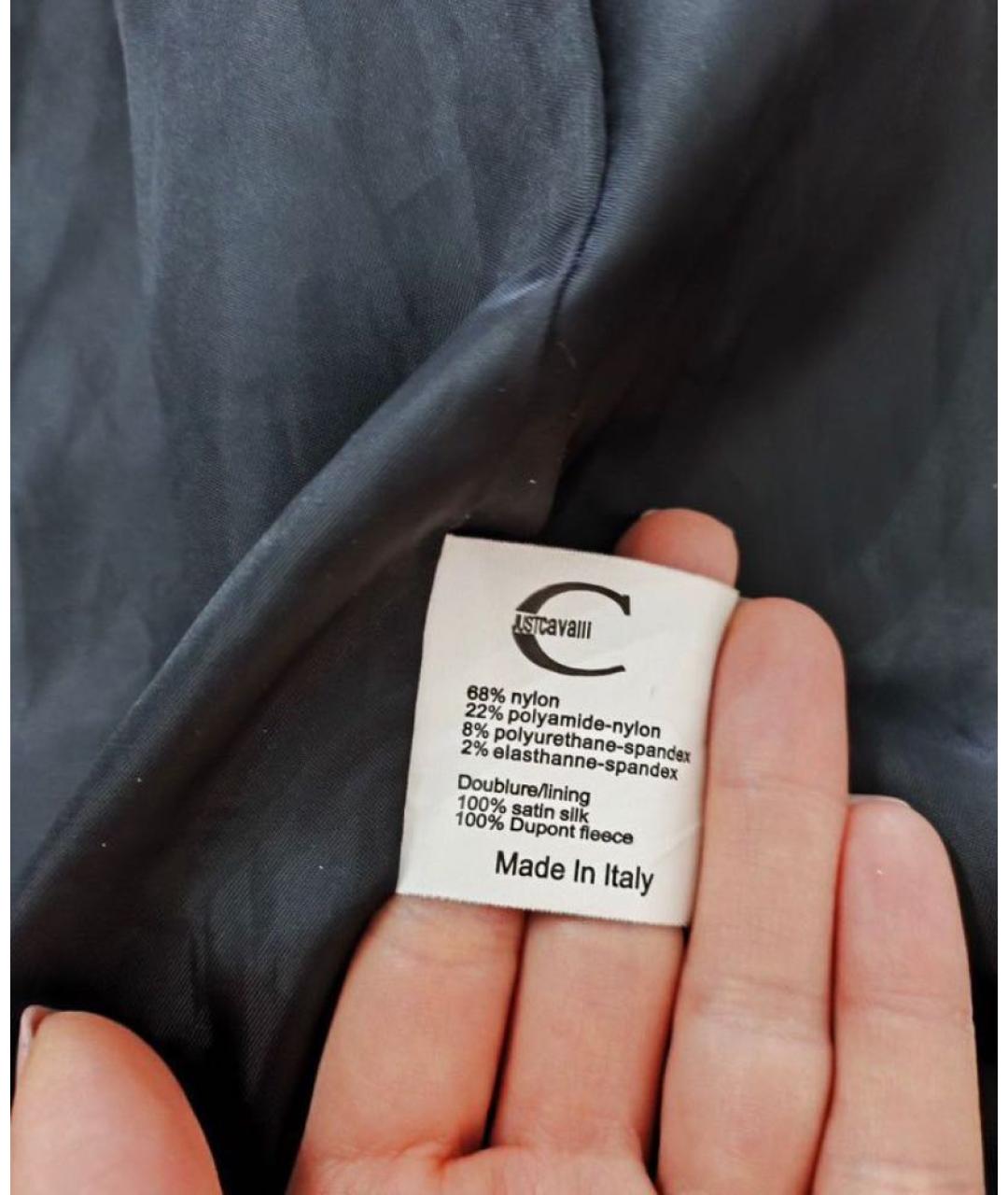 ROBERTO CAVALLI Черный тренч/плащ, фото 4