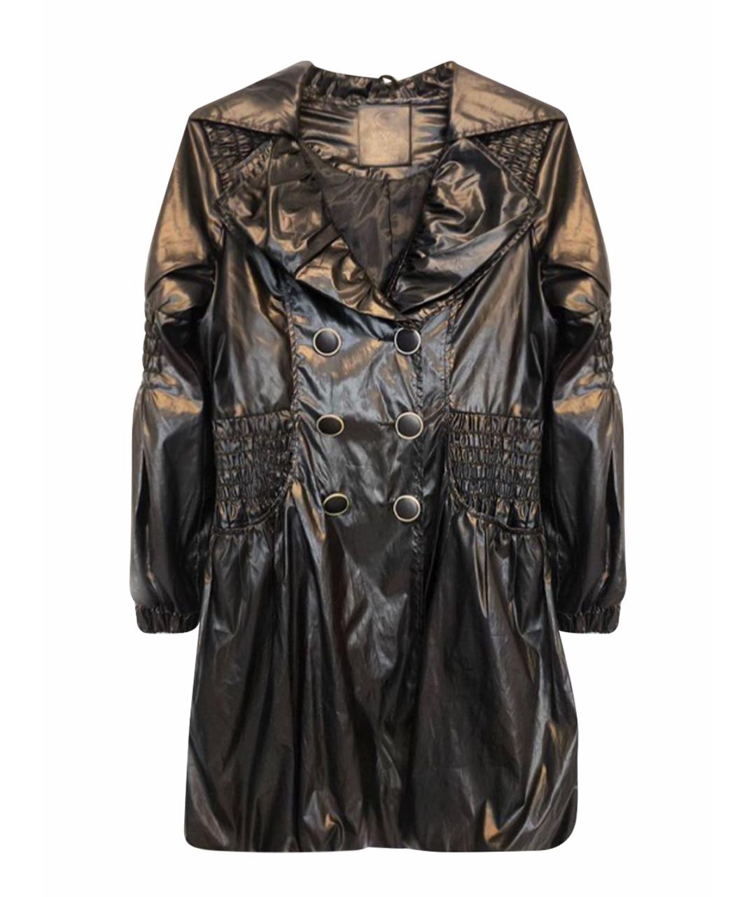 ROBERTO CAVALLI Черный тренч/плащ, фото 1