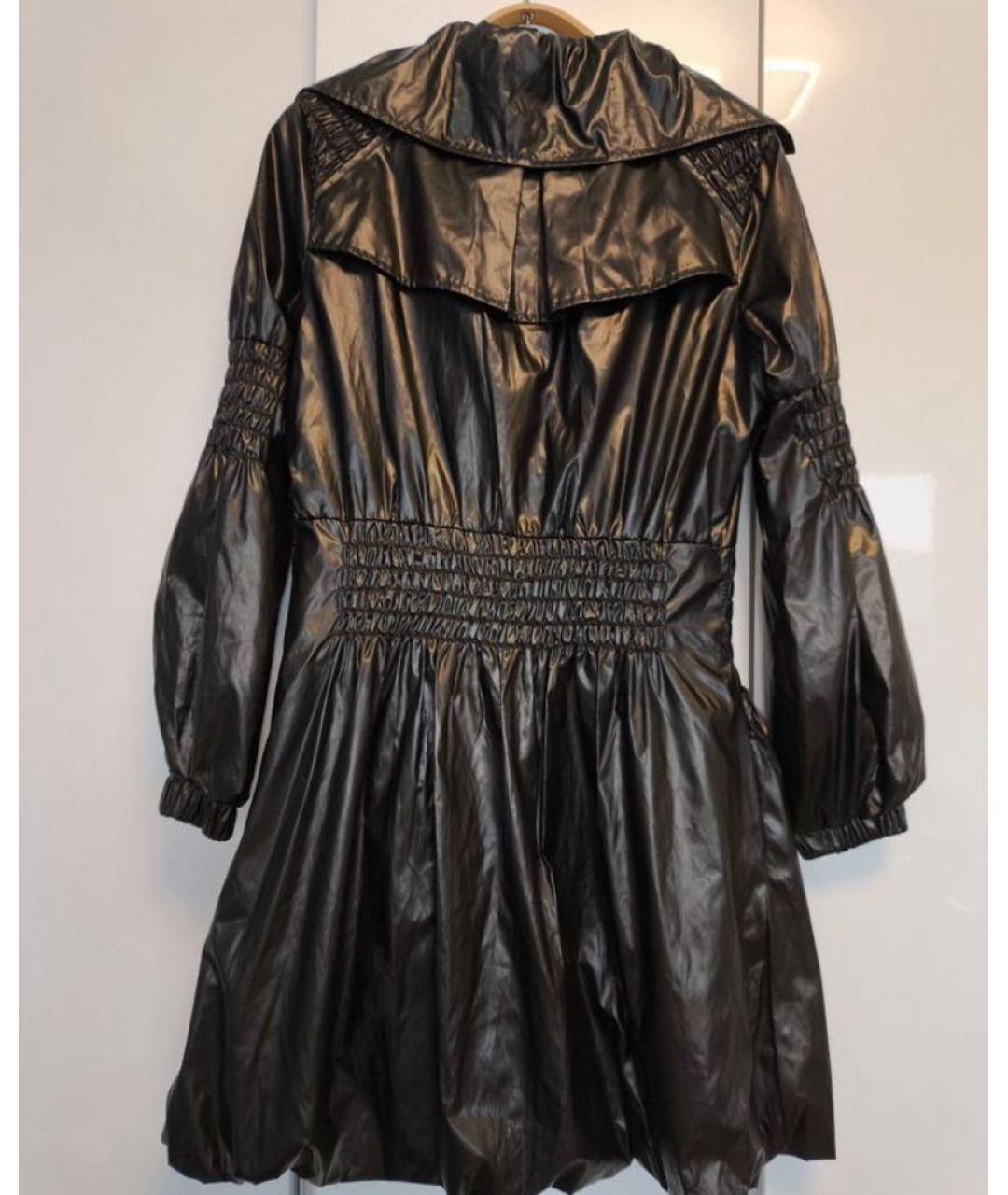 ROBERTO CAVALLI Черный тренч/плащ, фото 2