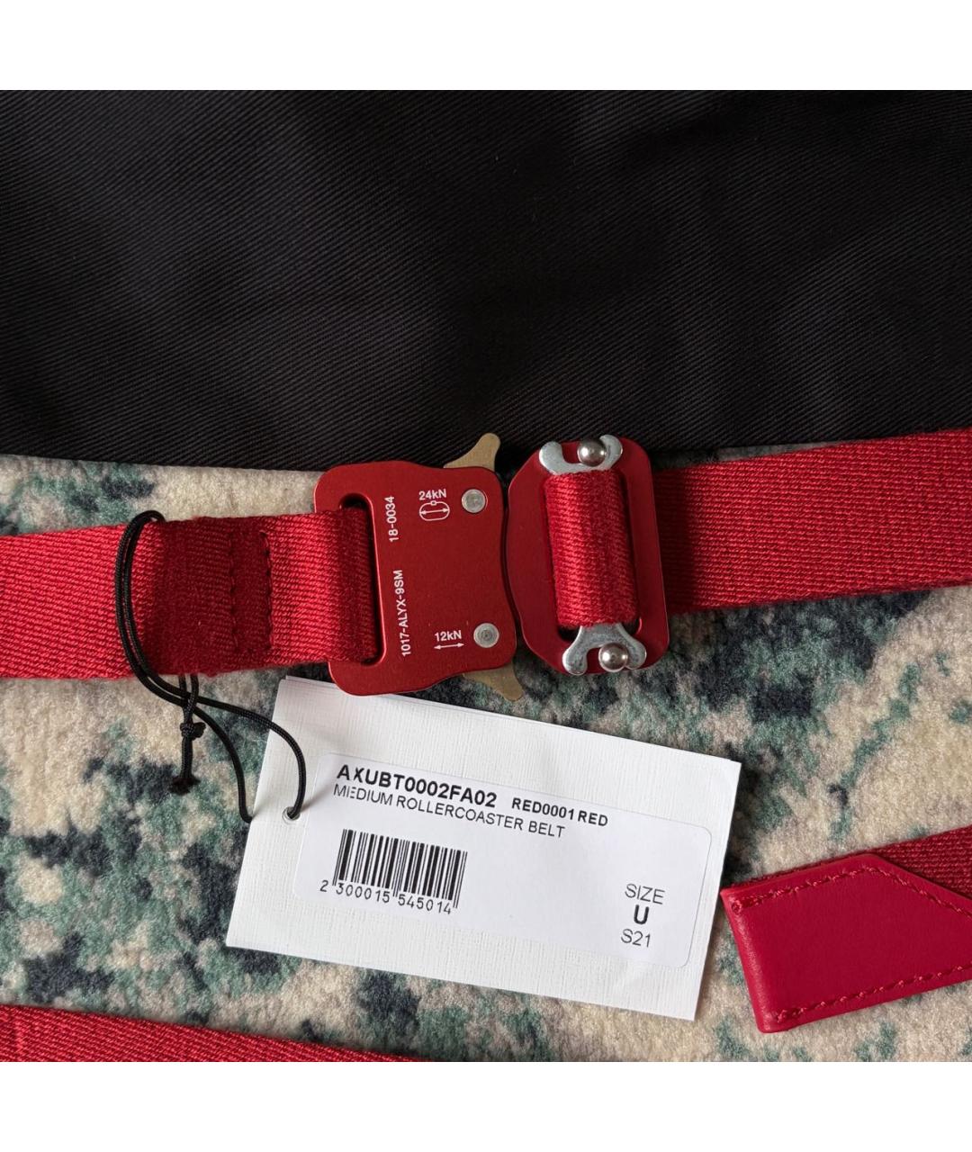 1017 ALYX 9SM Красный ремень, фото 2
