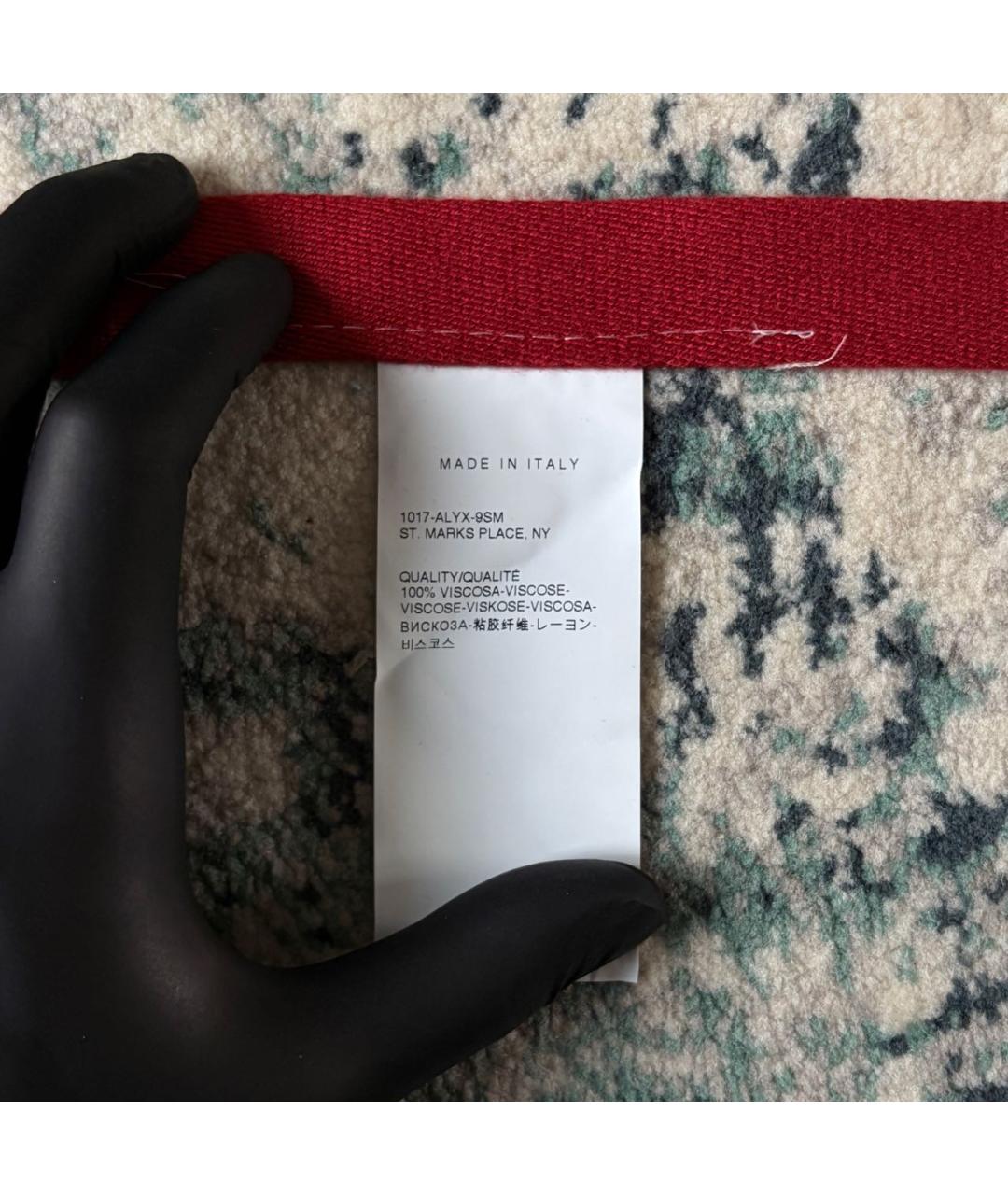 1017 ALYX 9SM Красный ремень, фото 5