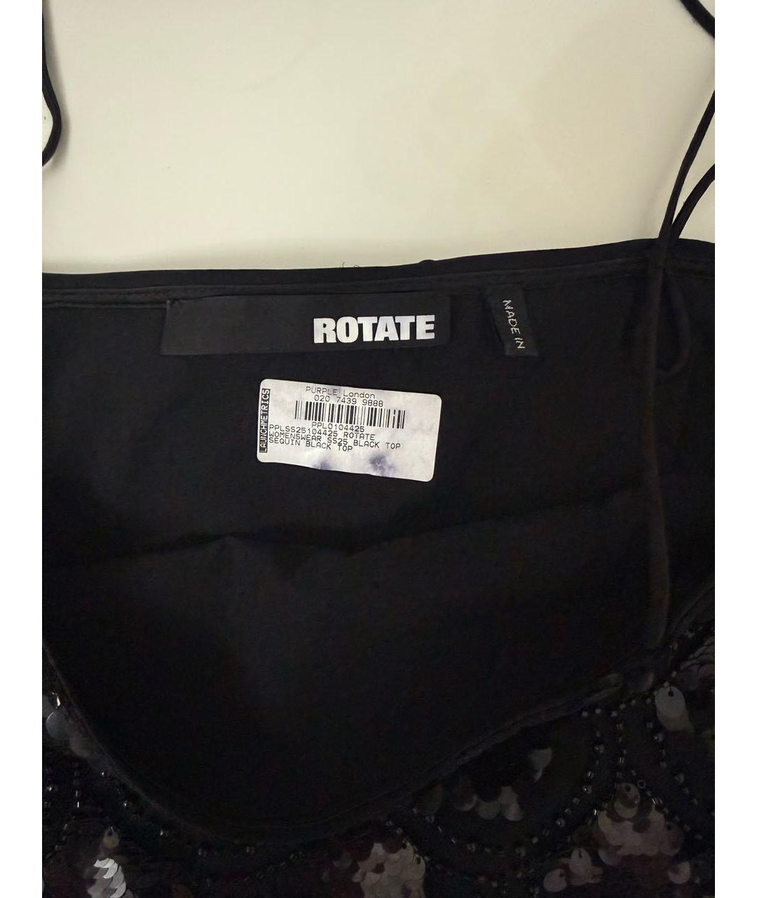 ROTATE Черная блузы, фото 8