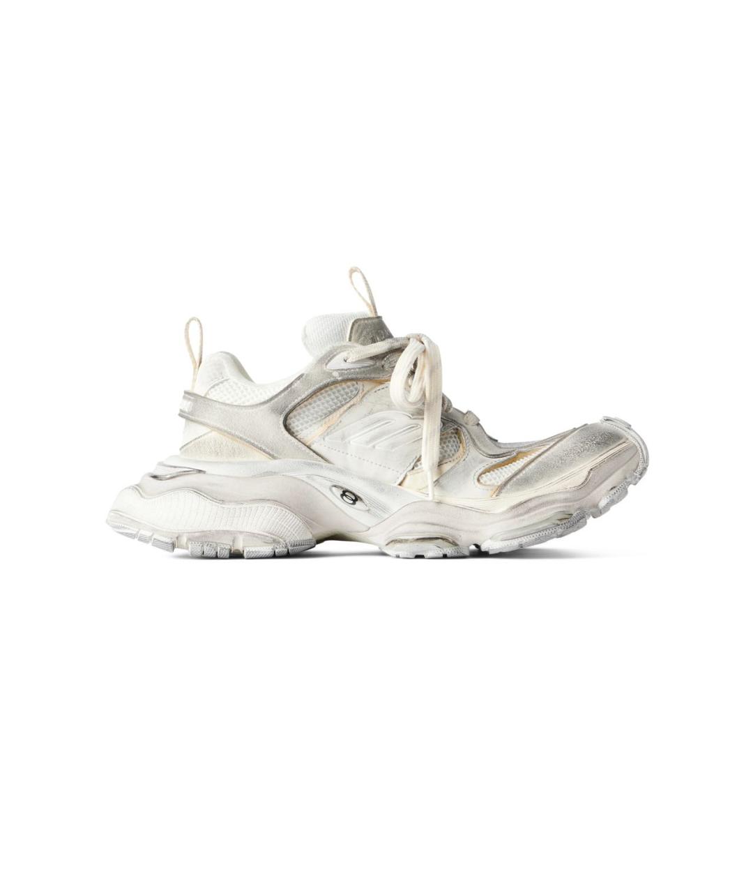 BALENCIAGA Бежевые высокие кроссовки / кеды, фото 5