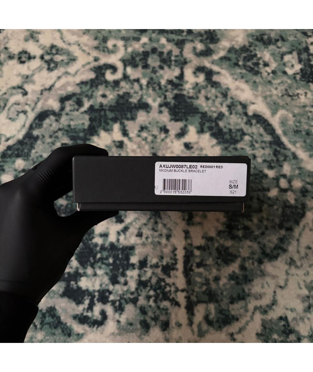 1017 ALYX 9SM Красный кожаный браслет, фото 8